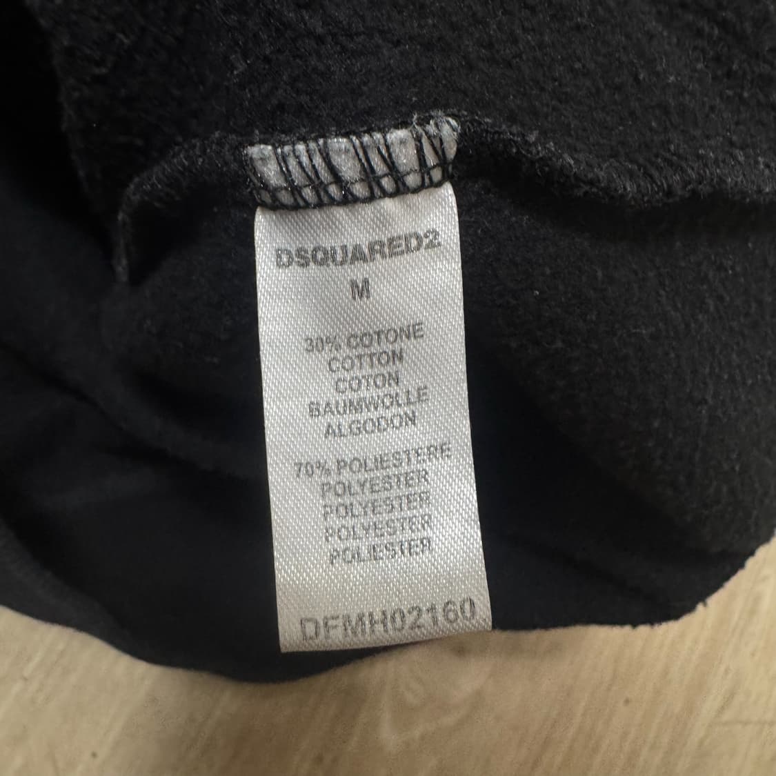 디스퀘어드2 로고 후드티 M/95  상품이미지5