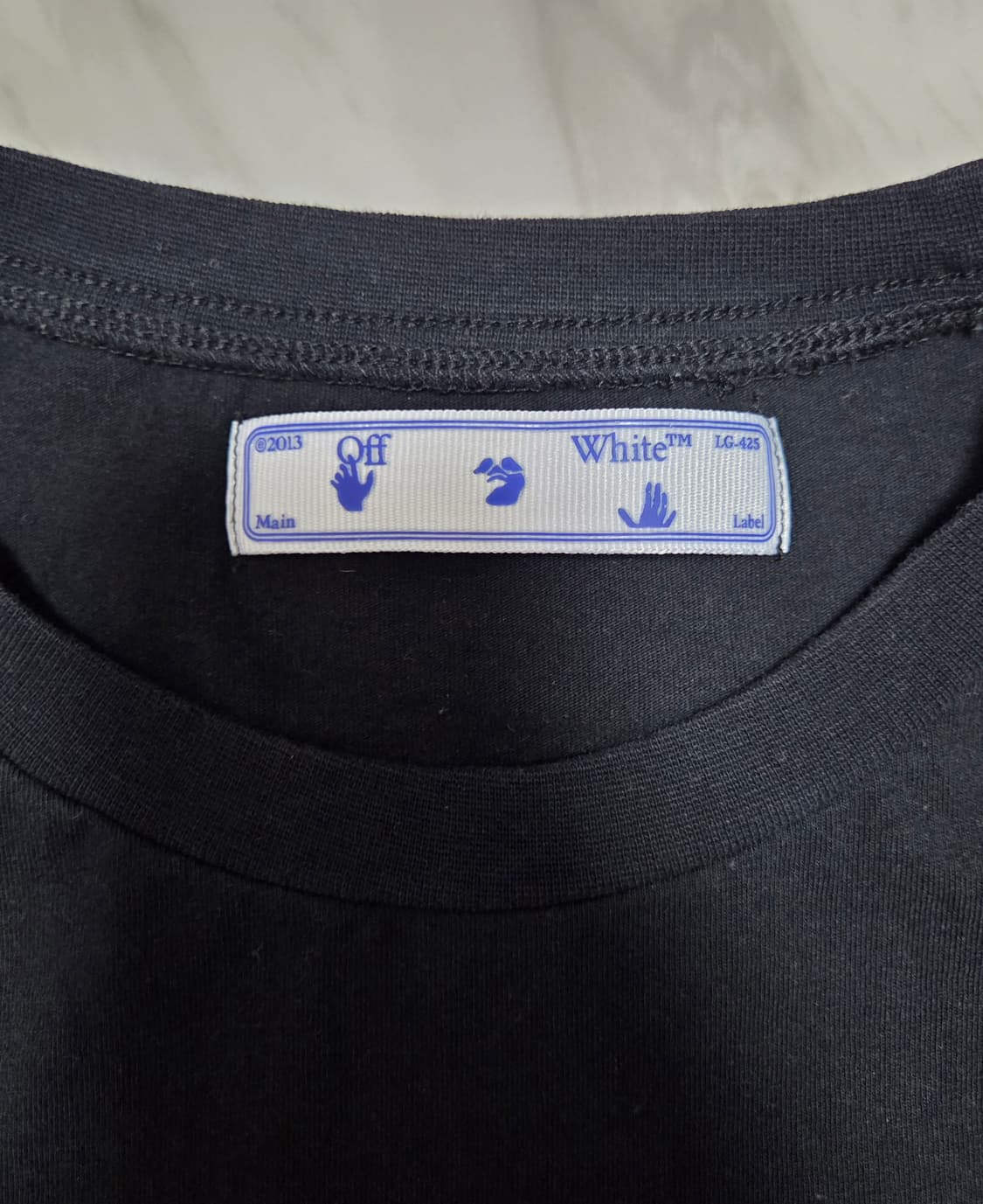 오프화이트 테크 마커 애로우 반팔티  상품이미지6