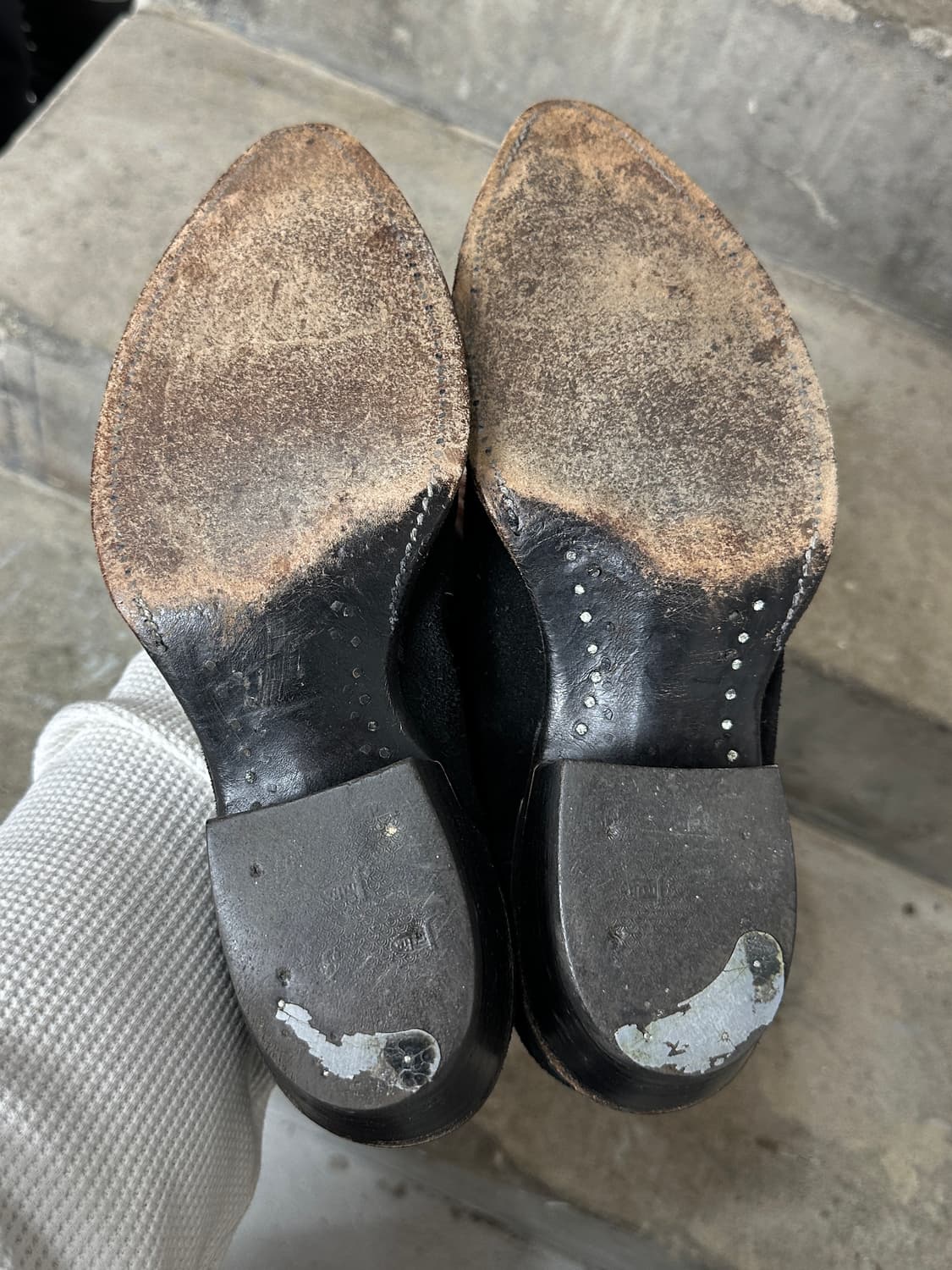 00's USA 저스틴 러프아웃 스웨이드 카우보이 웨스턴 부츠 상품이미지8