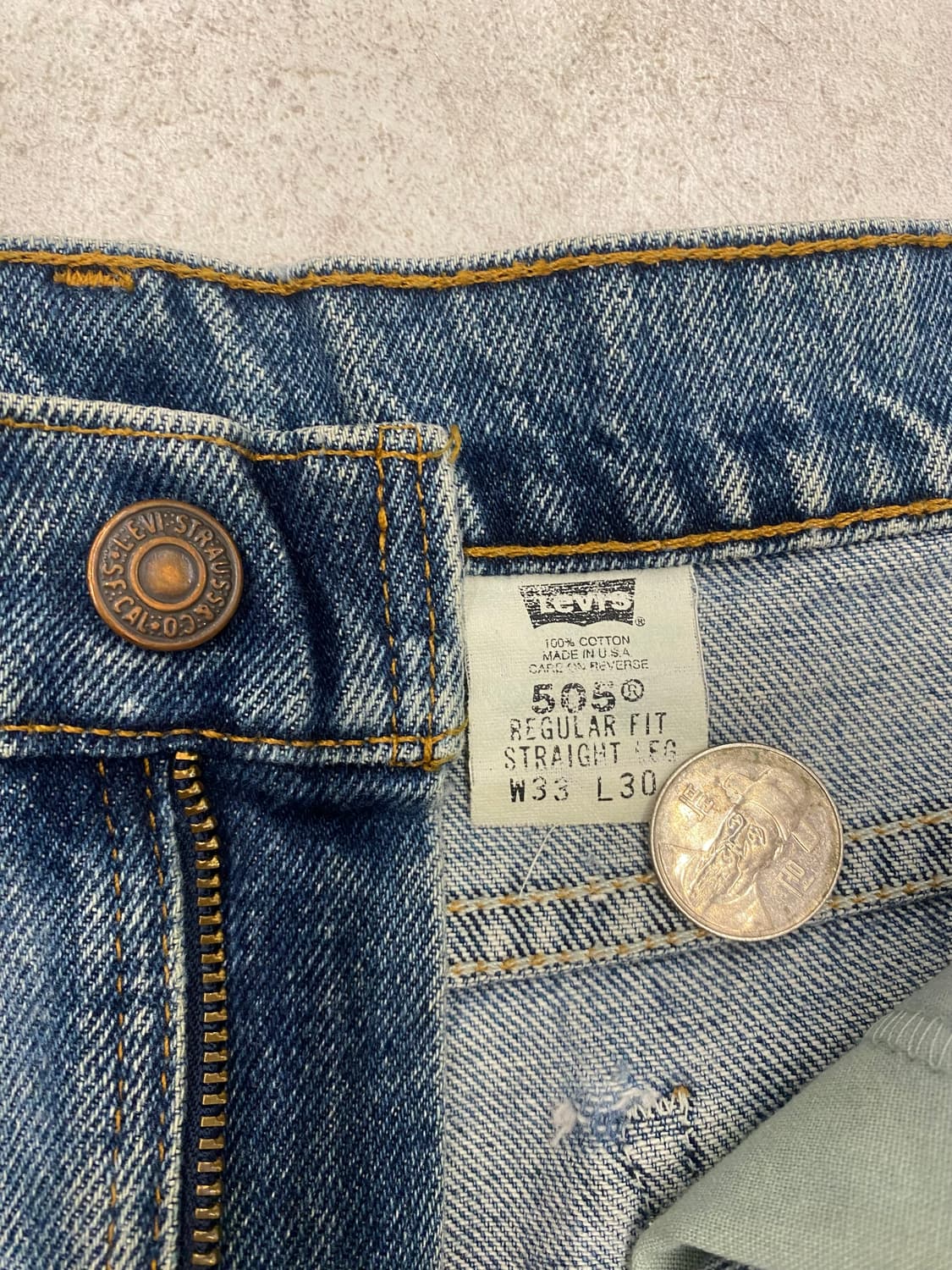 33x30 빈티지 리바이스 505 usa 상품이미지3