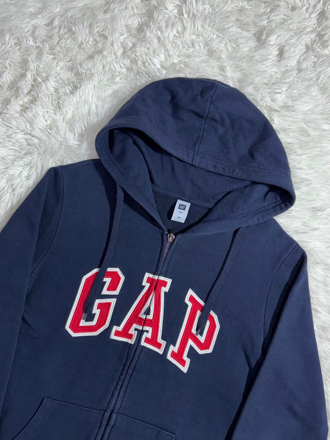 GAP 갭 네이비 빅로고 후드집업  상품이미지4