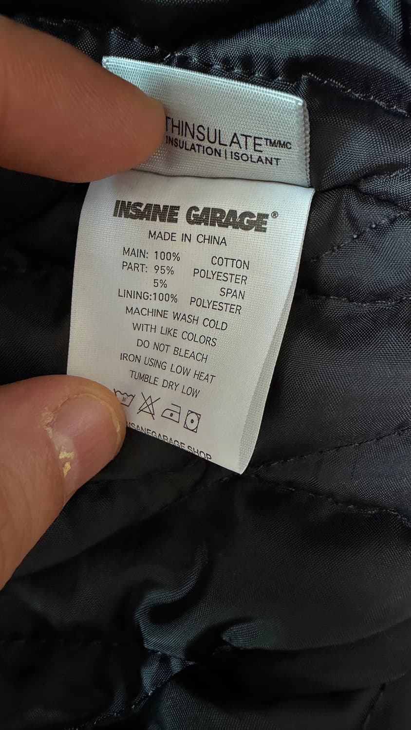 INSANE GARAGE Hoodie Work Jacket 상품이미지7