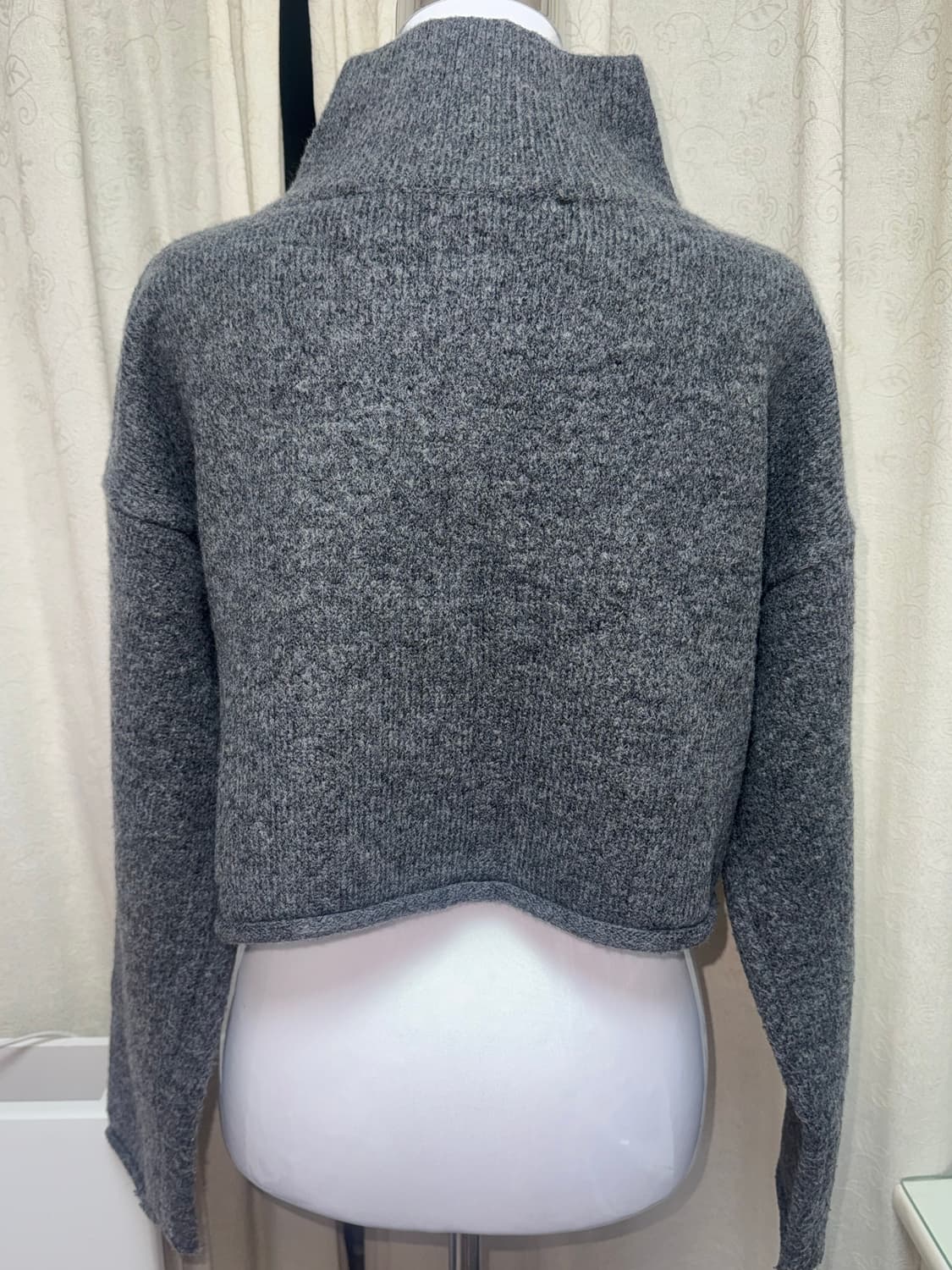 High neck mohair cardigan 상품이미지4