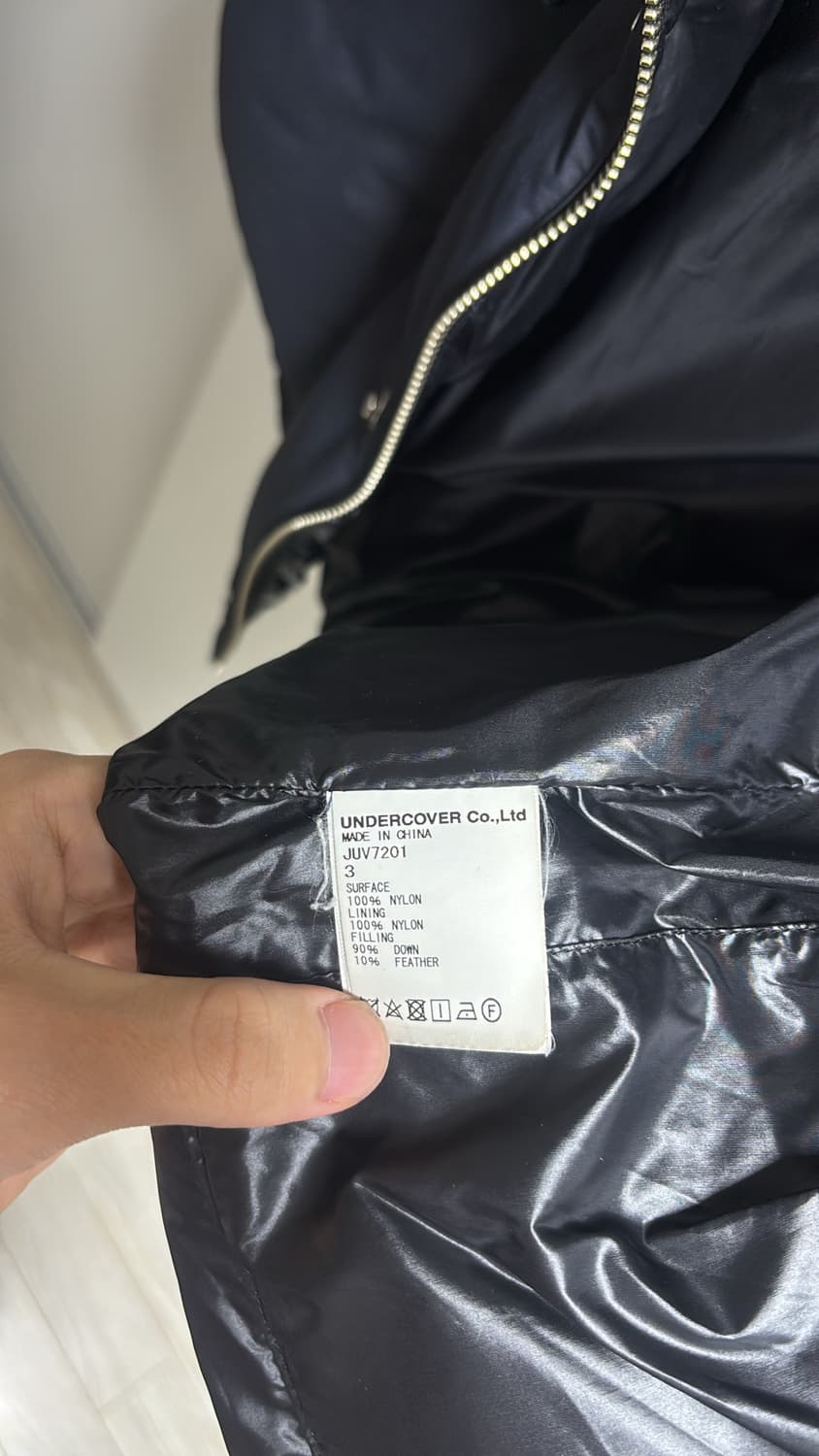 언더커버 자수 패치 패딩 상품이미지5