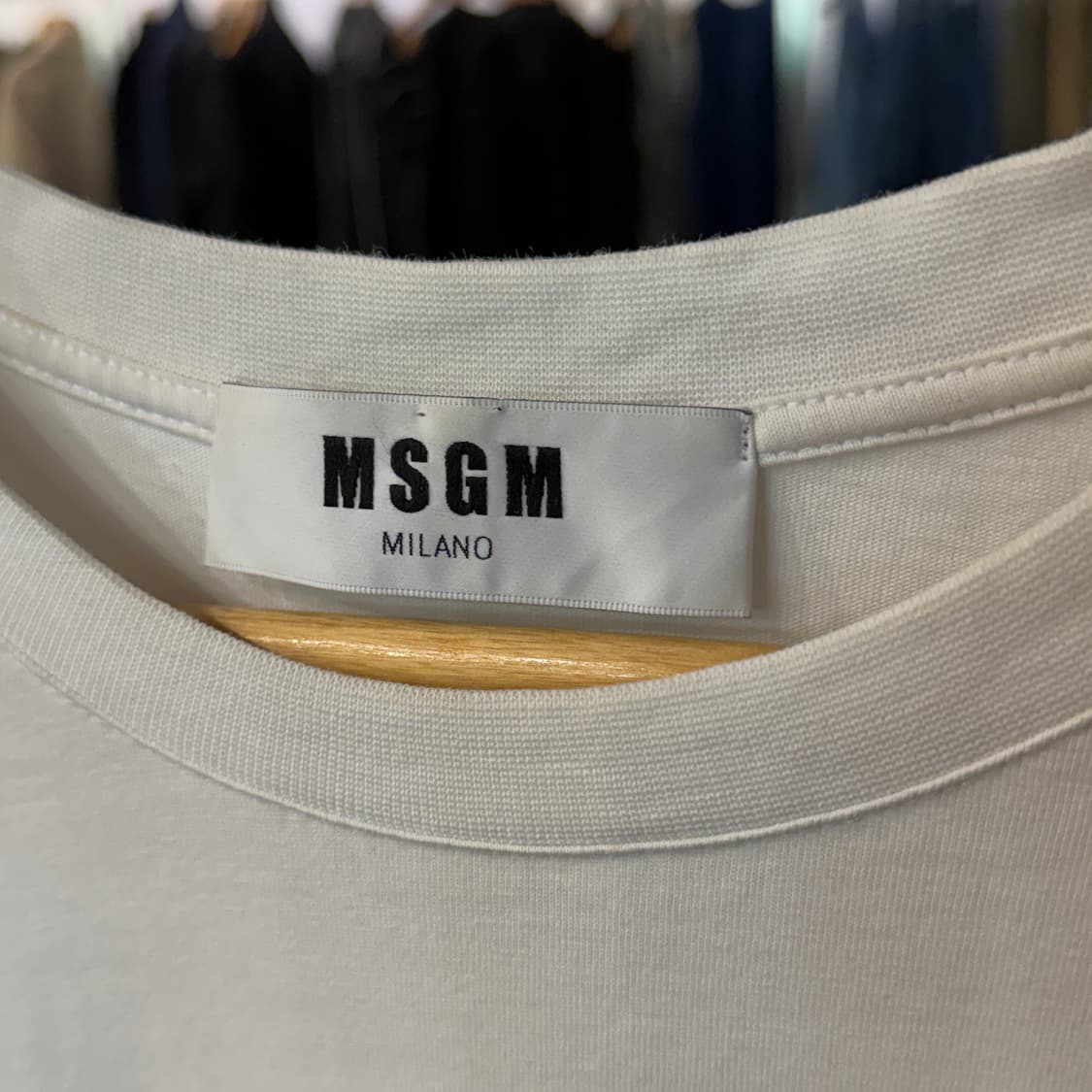 [M] MSGM 박스로고 반팔티셔츠 상품이미지4