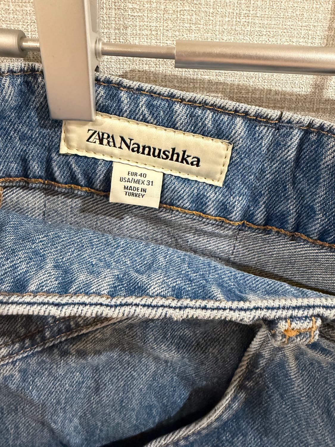 자라 x 나누시카 데님 크롭진  상품이미지5