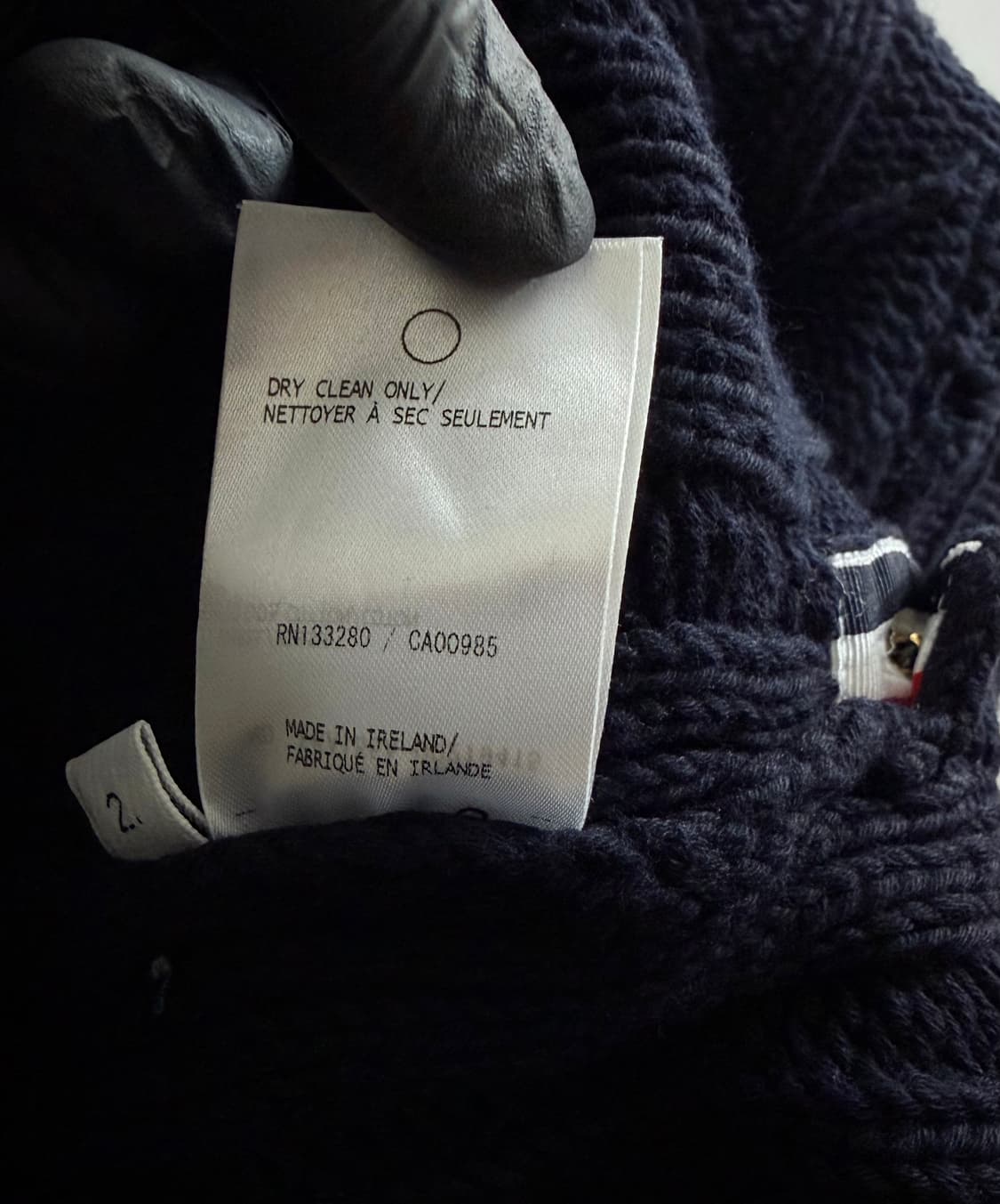 톰브라운 정품 금장 케이블 반팔니트 상품이미지9