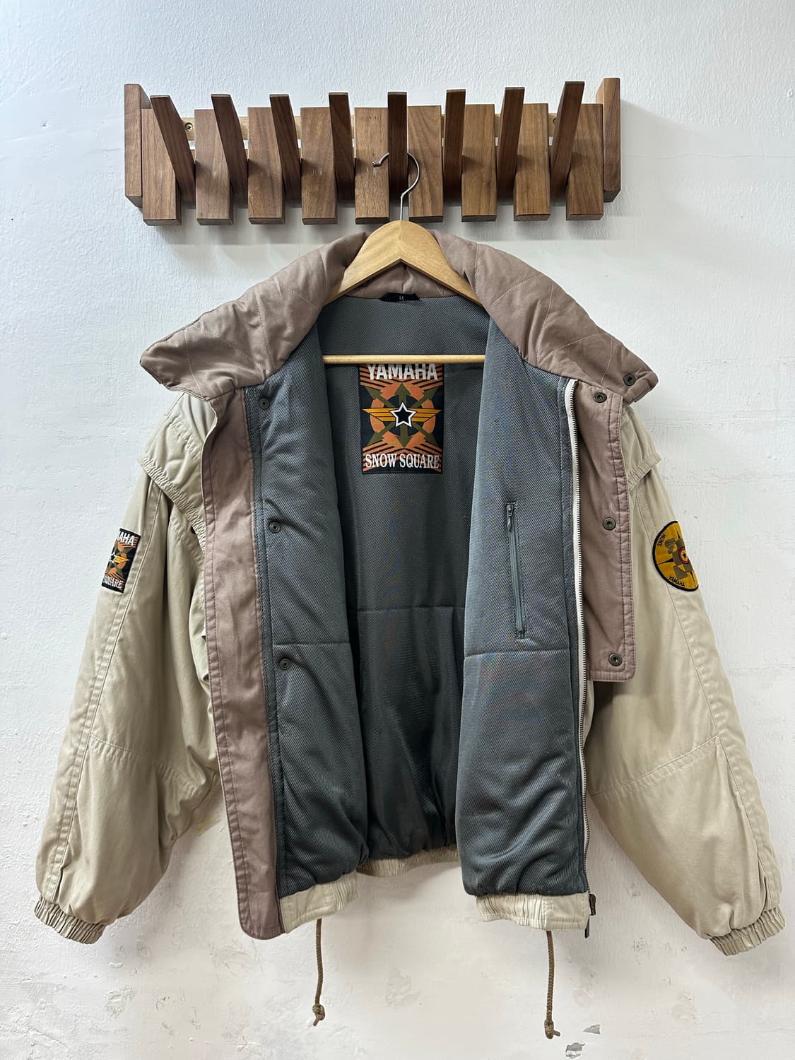 90s YAMAHA Snow Square 아카이브 스키 패딩 점퍼 자켓 상품이미지7