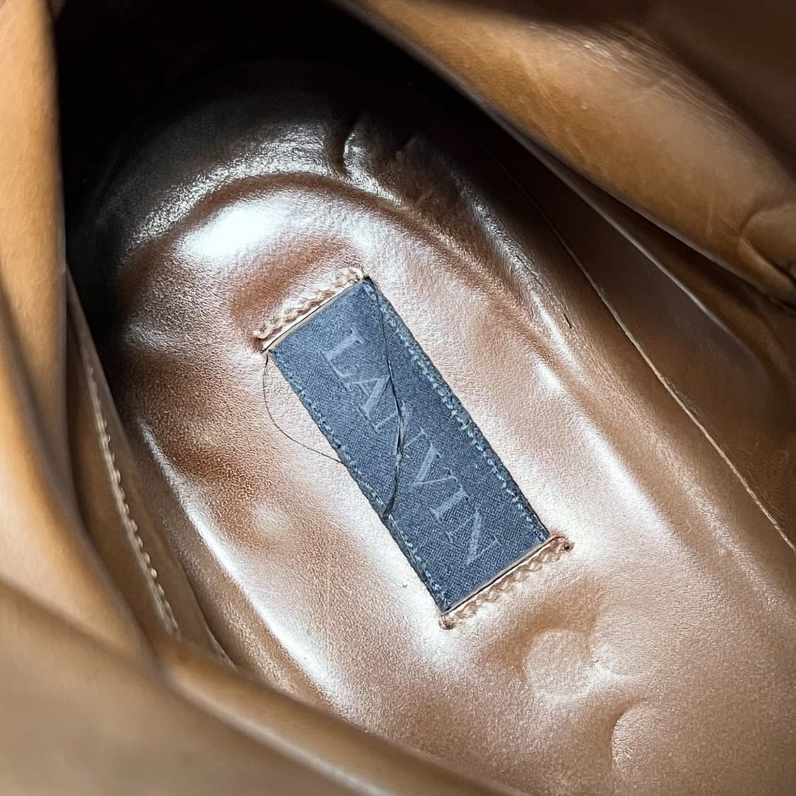 랑방 브라운 레더 숏부츠 상품이미지5