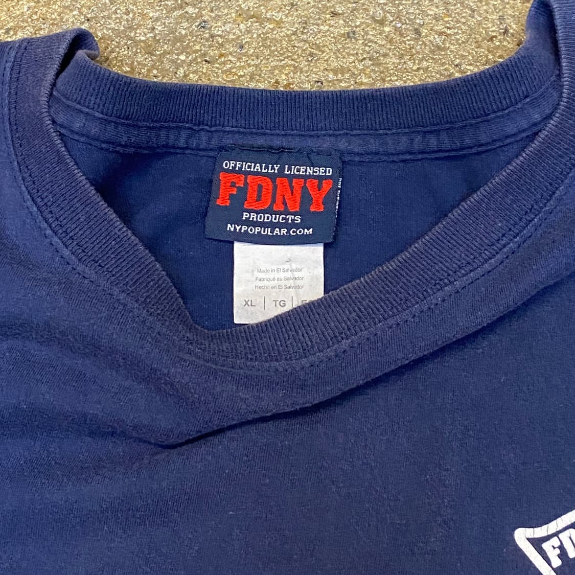 미국 빈티지 FDNY 뉴욕 소방관 프린팅 굿즈 반팔티 락티셔츠 상품이미지4