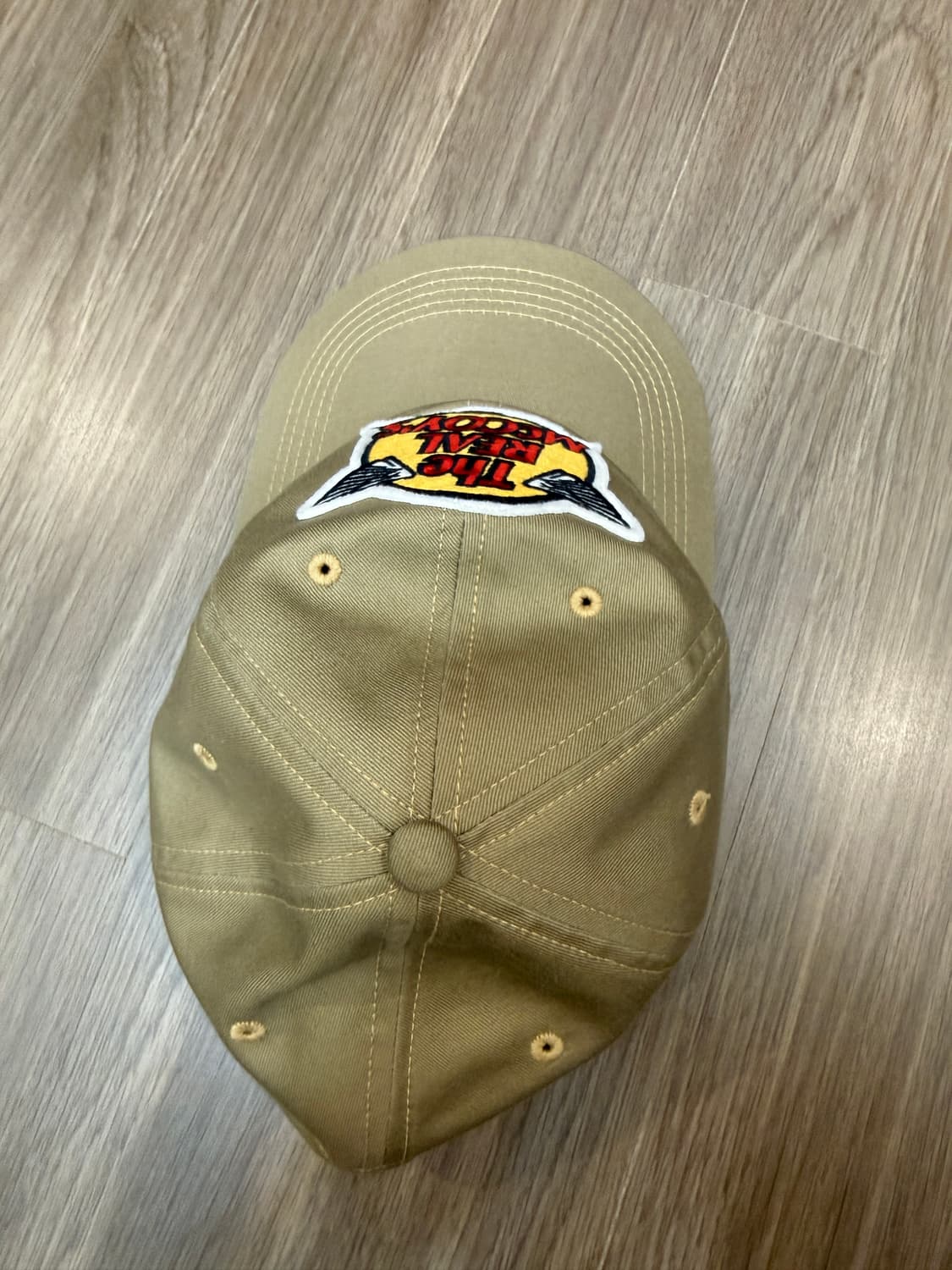 리얼맥코이 로고 볼캡 베이지 상품이미지5