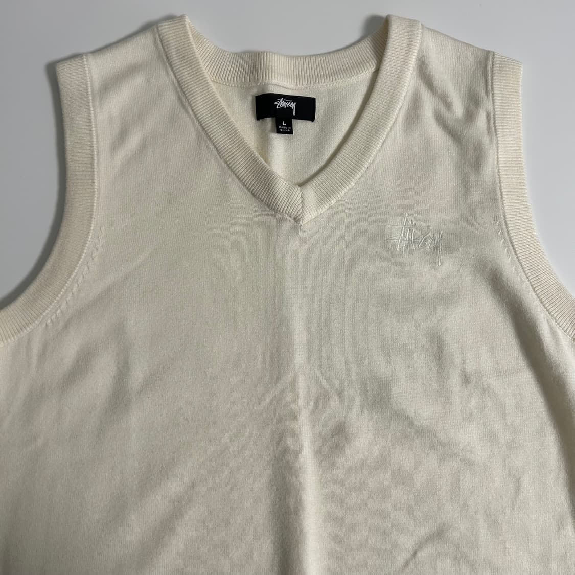 L 스투시 berenice vest 니트 조끼 상품이미지2