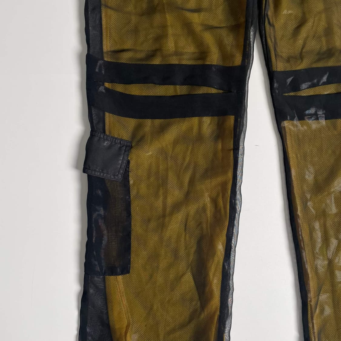 Versace sport 메쉬 폴리 더블 레이어드 팬츠 (italy) 상품이미지4