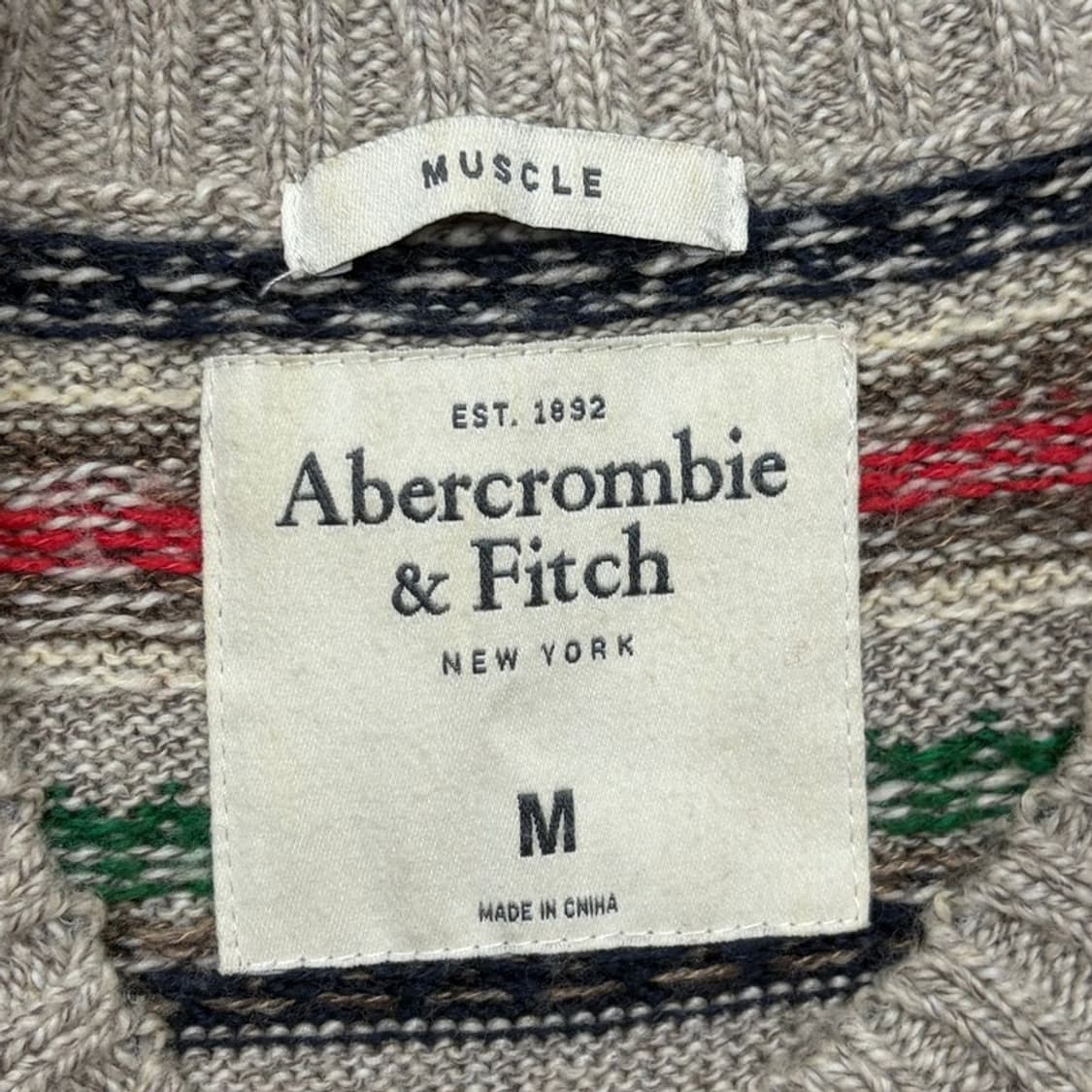 아베크롬비앤피치 에스닉패턴 니트 v2067 상품이미지5