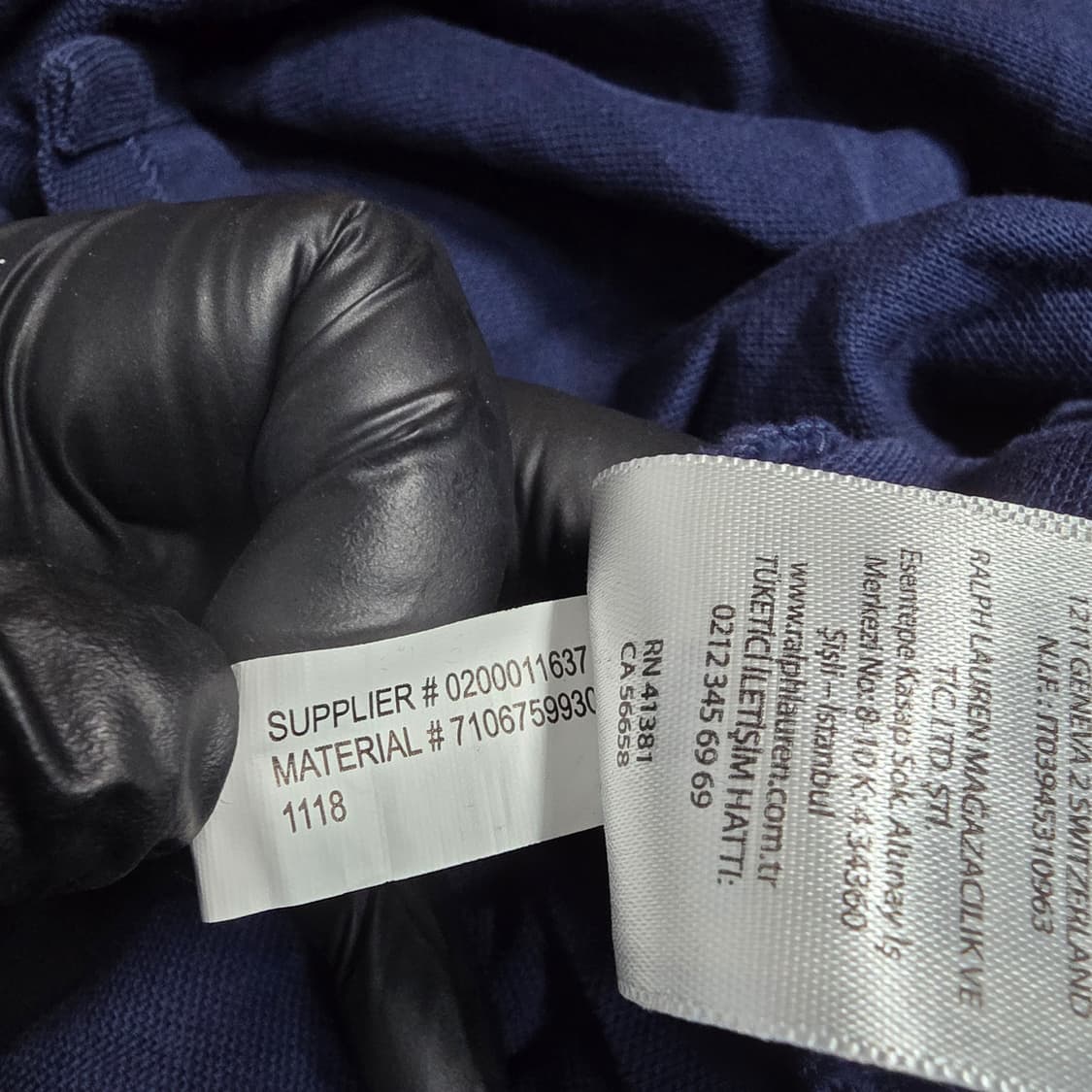 Polo Ralph Lauren 폴로 빅포니 네이비 카라티 L (클래식) 상품이미지5