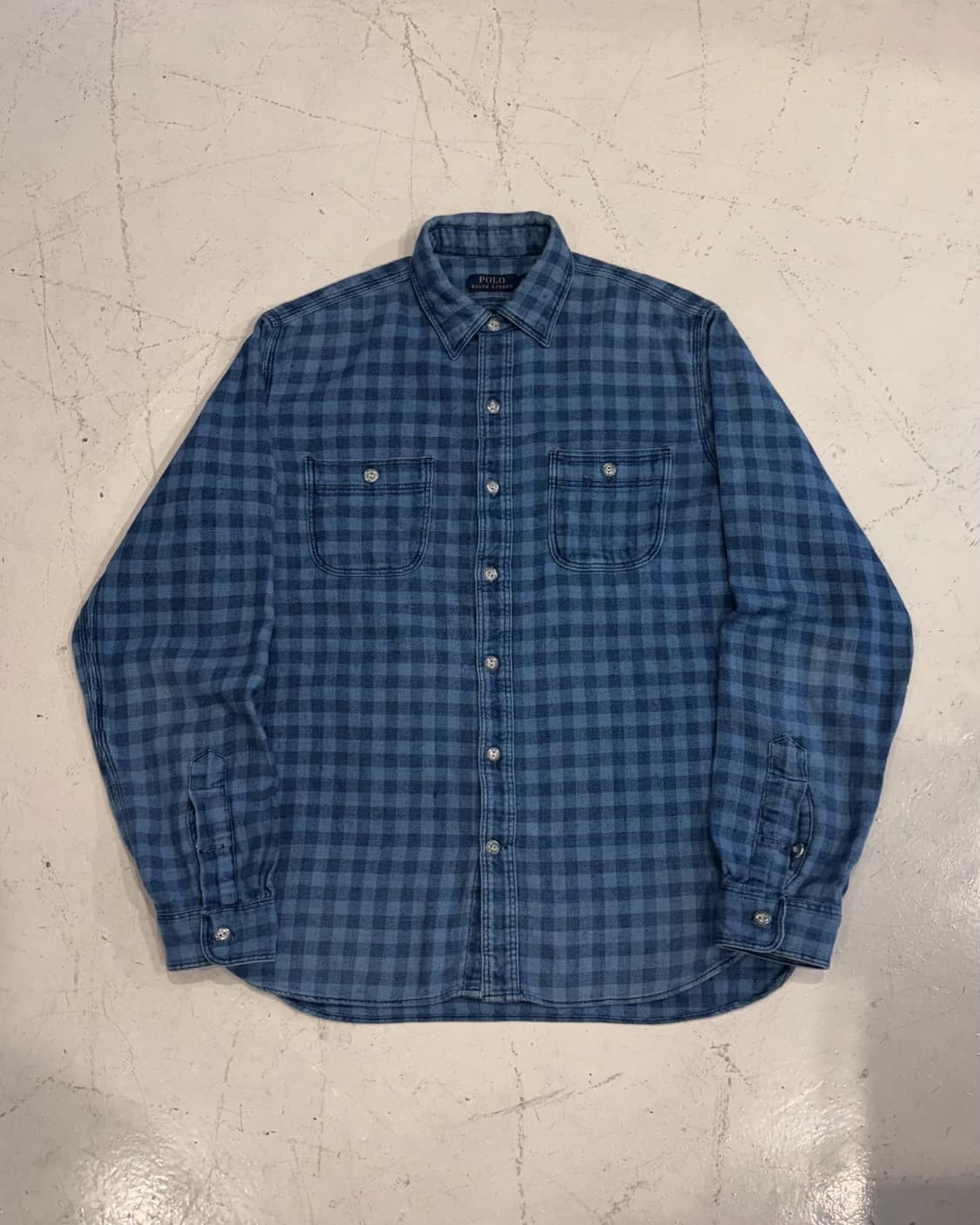 폴로 신형 깅엄체크 셔츠 상품이미지1