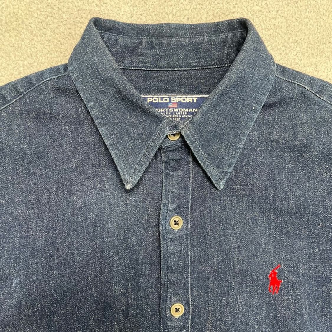 RALPH LAUREN 스포츠우먼 데님 셔츠 11 상품이미지2
