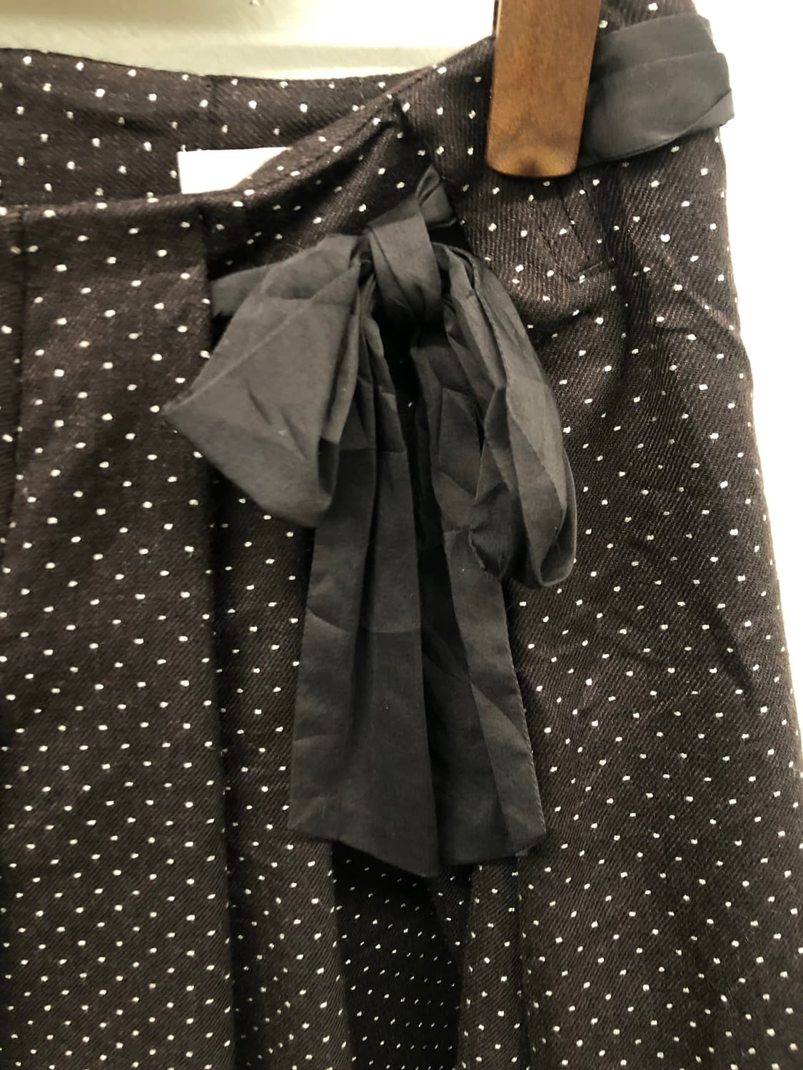 kumikyoku 도트 리본 스커트 상품이미지3