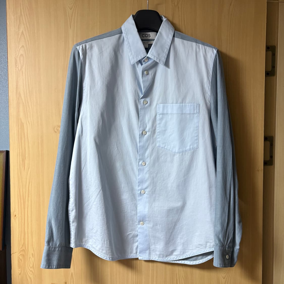 코스 컬러블럭 셔츠 상품이미지2