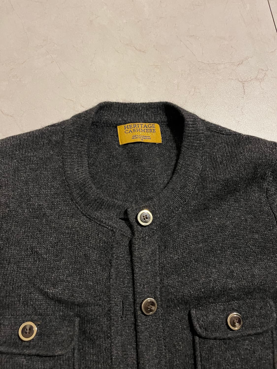 Made in england 캐시미어 헤리티지 가디건 코트 M 상품이미지5