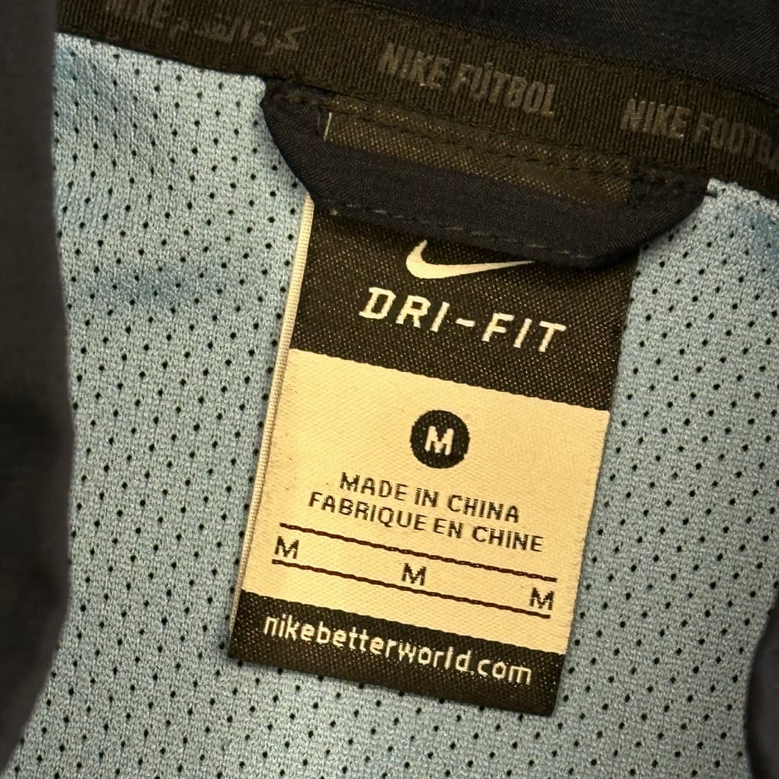 M 나이키 맨체스터 시티 스카이블루 배색 바람막이 상품이미지4