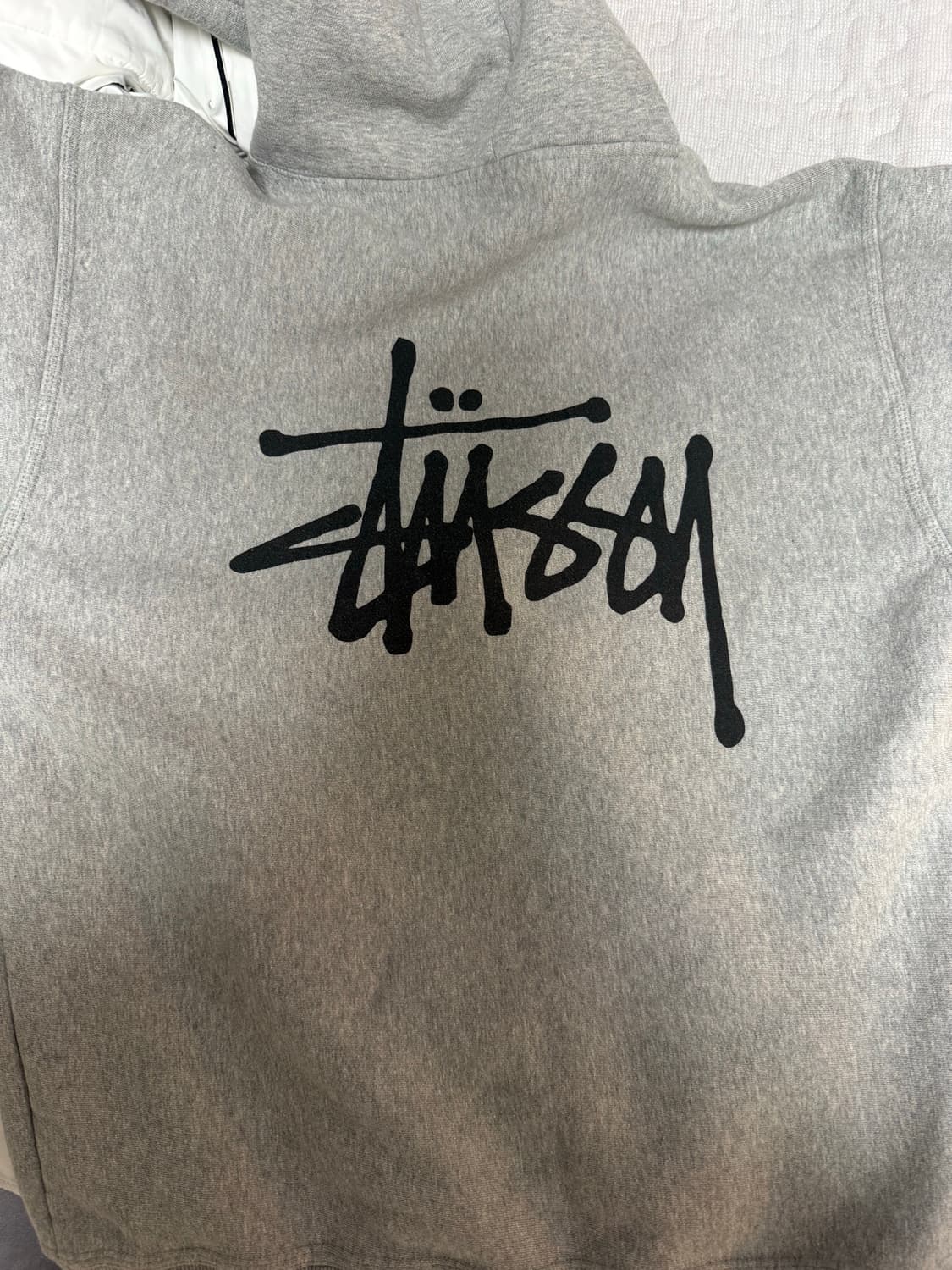 스투시 후드티 그레이 상품이미지3