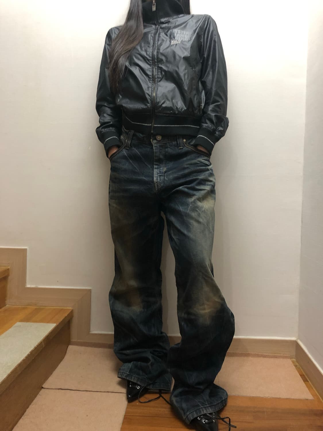 빈티지 에비수 데님 워싱 팬츠 상품이미지7