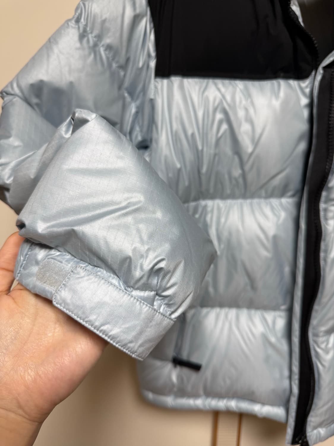 노스페이스 눕시 다운 자켓 스카이블루 L 상품이미지3