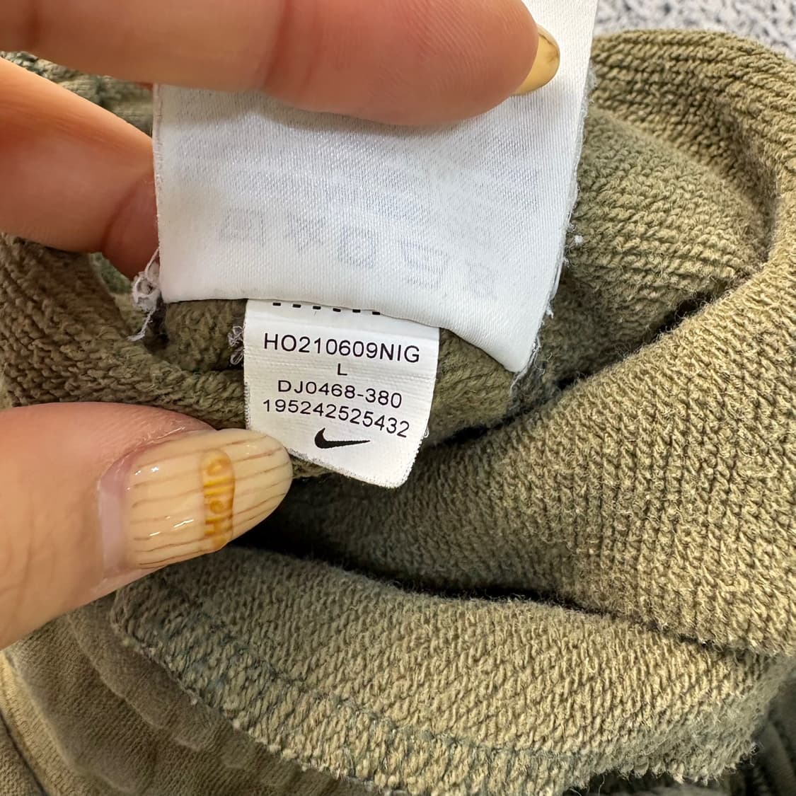 L 나이키 더블스우시 조거 바지 0427J 상품이미지6