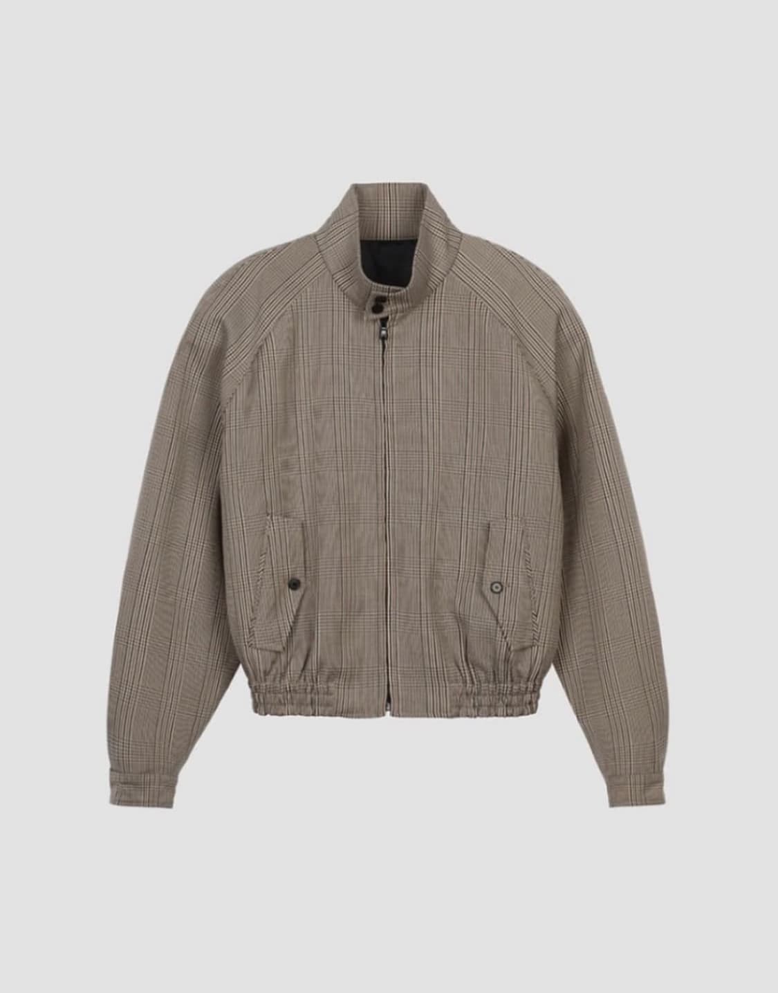 [L] 렉토 글렌체크 해링턴 자켓 판매합니다 상품이미지1