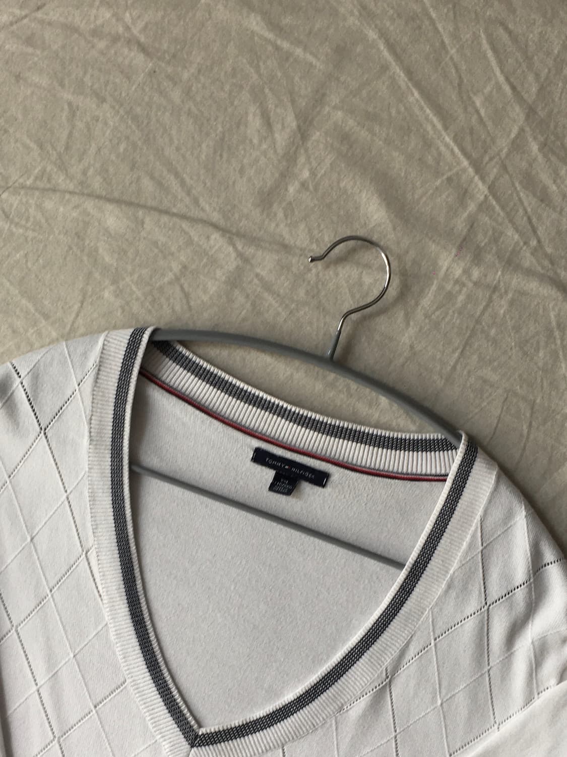 타미힐피거 아가일패턴 니트 상품이미지3