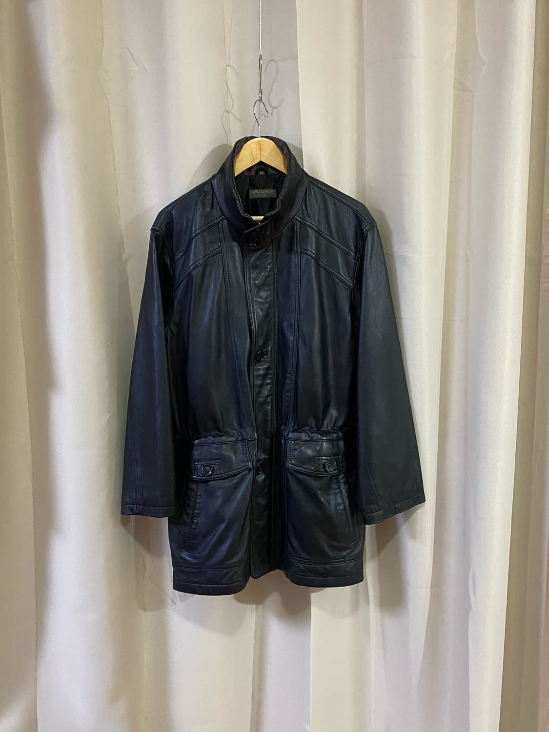 Vintage Leather Parka Jacket 상품이미지1