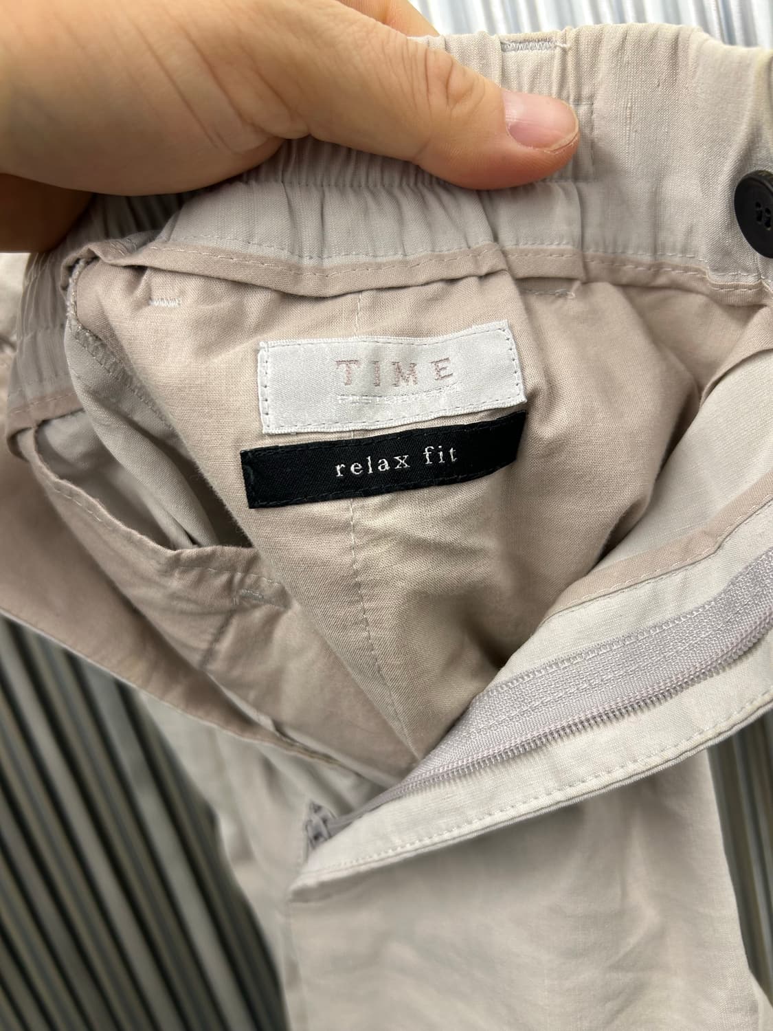 TIME 릴렉스 핏 베이지 상품이미지6