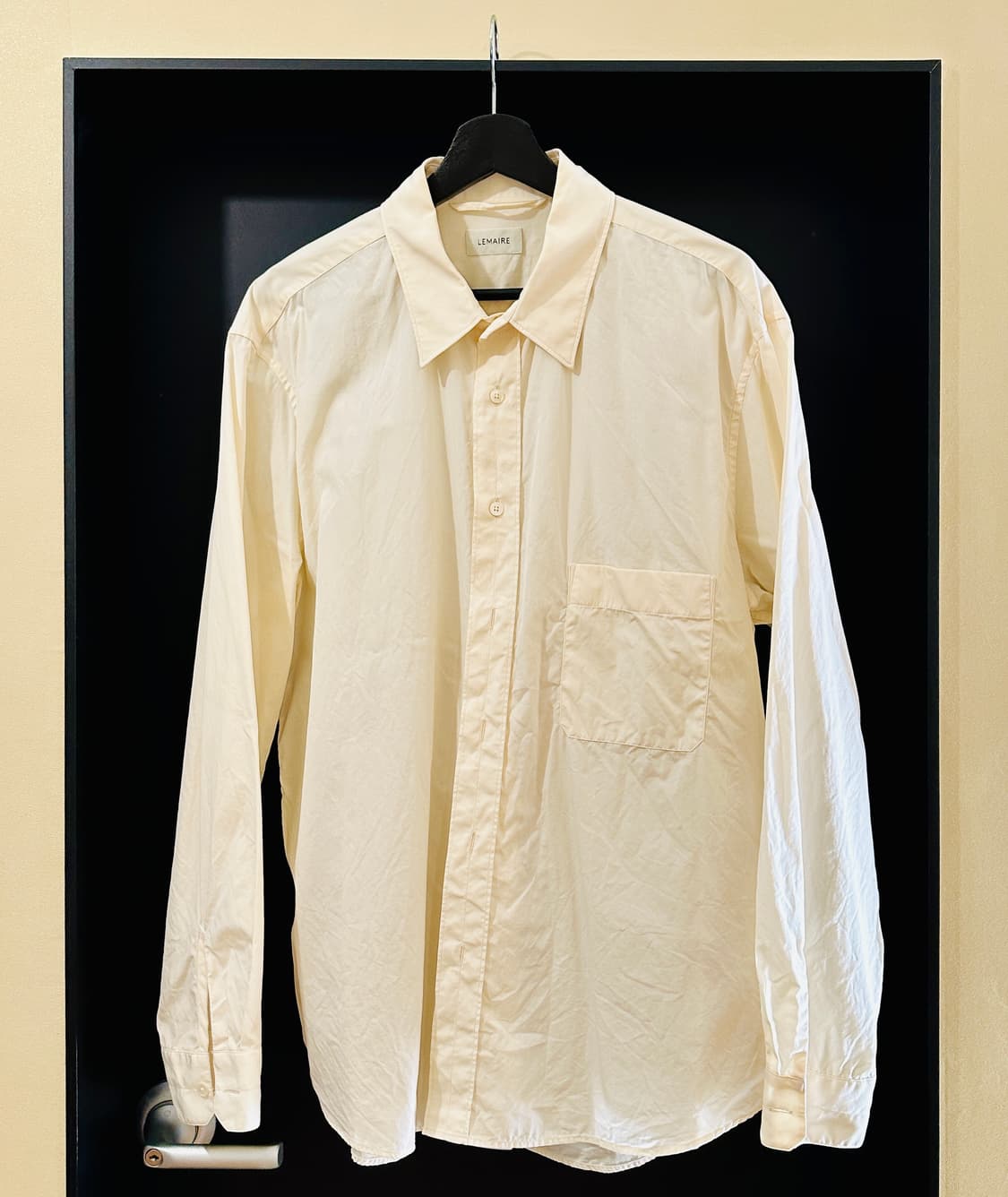 르메르 스트레이트 칼라 셔츠 아이보리컬러 52사이즈 신품 상품이미지2
