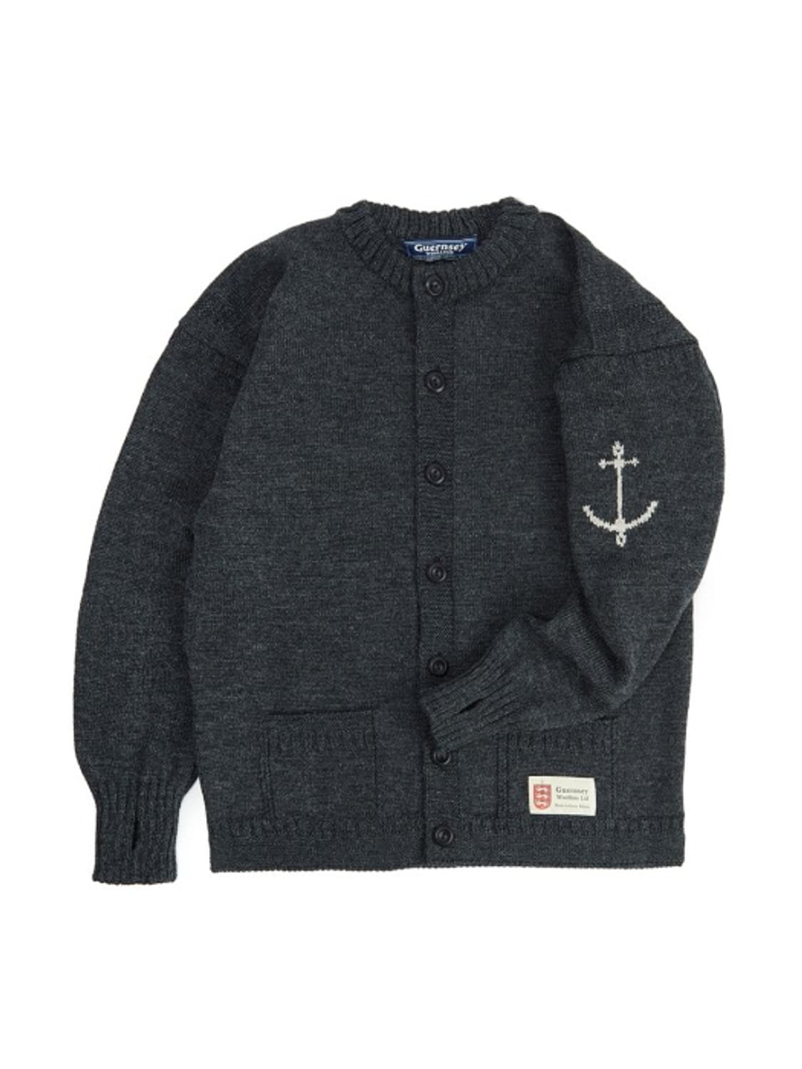 건지울른스 피셔맨 홀가먼트 가디건 42사이즈 상품이미지1