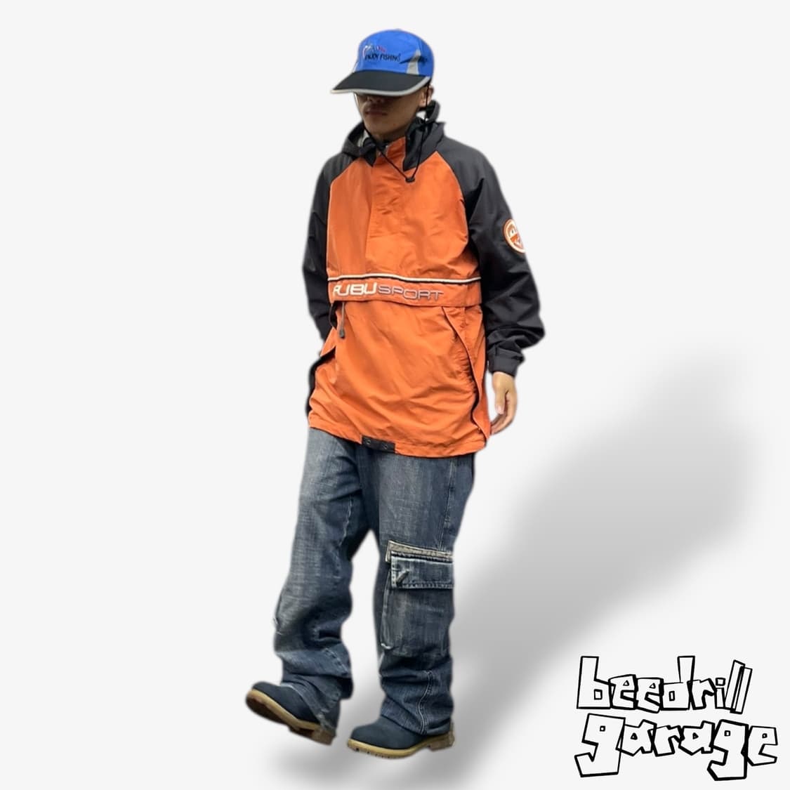 후부 올드스쿨 래글런 아노락 자켓 상품이미지1