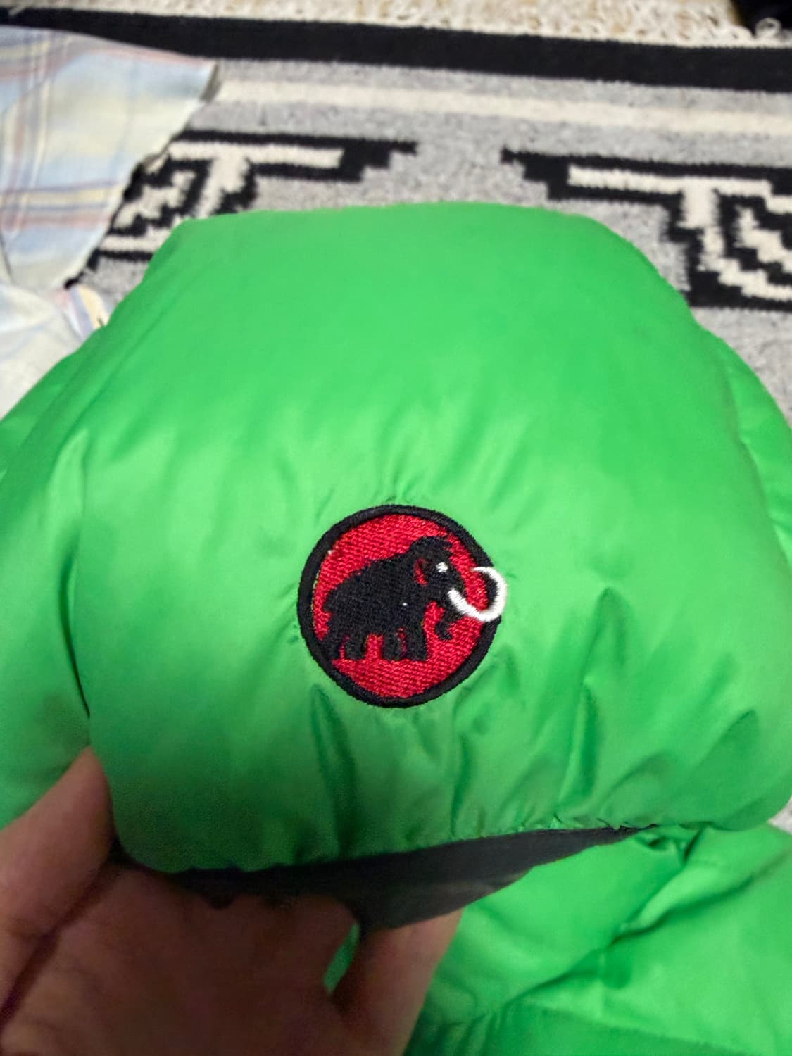 빈티지 마무트 mammut super down 패딩 자켓 그린 XL 상품이미지2