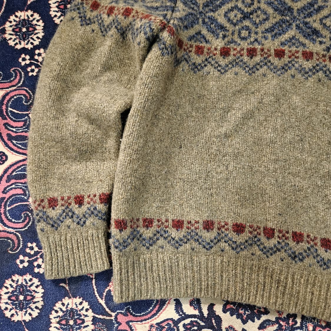 엘엘빈(LL.BEAN) 90's 빈티지 노르딕 램스울 니트 상품이미지3