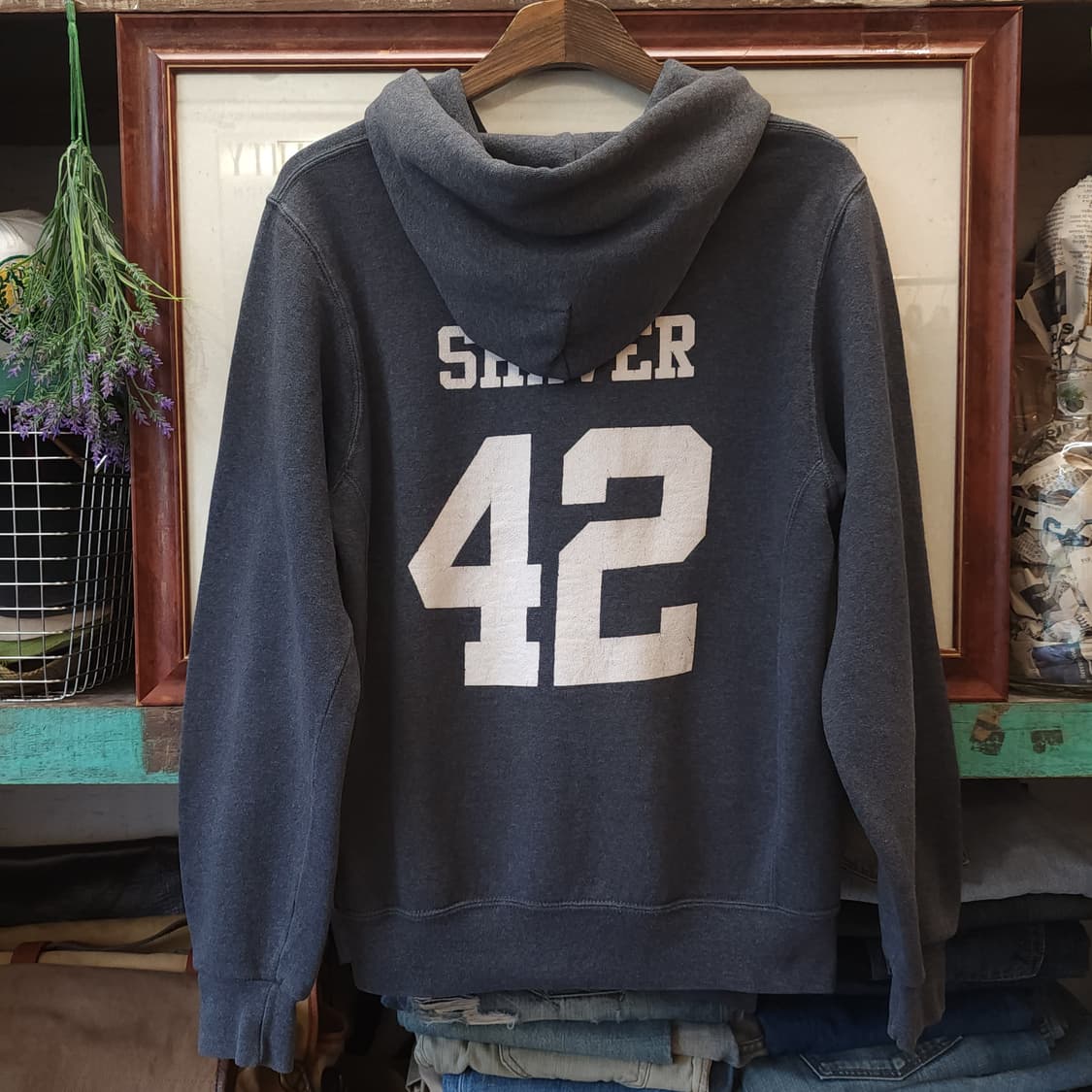 90s 러셀 후드 스웻셔츠 니트로 엘리트 오리지널 빈티지 레터링 S 상품이미지3