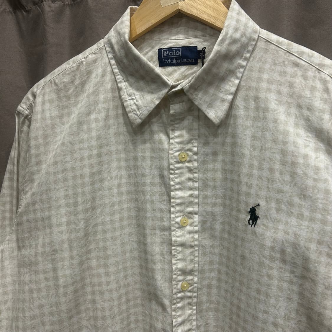 [XL] 폴로랄프로렌 체크 카라넥 셔츠 상품이미지2