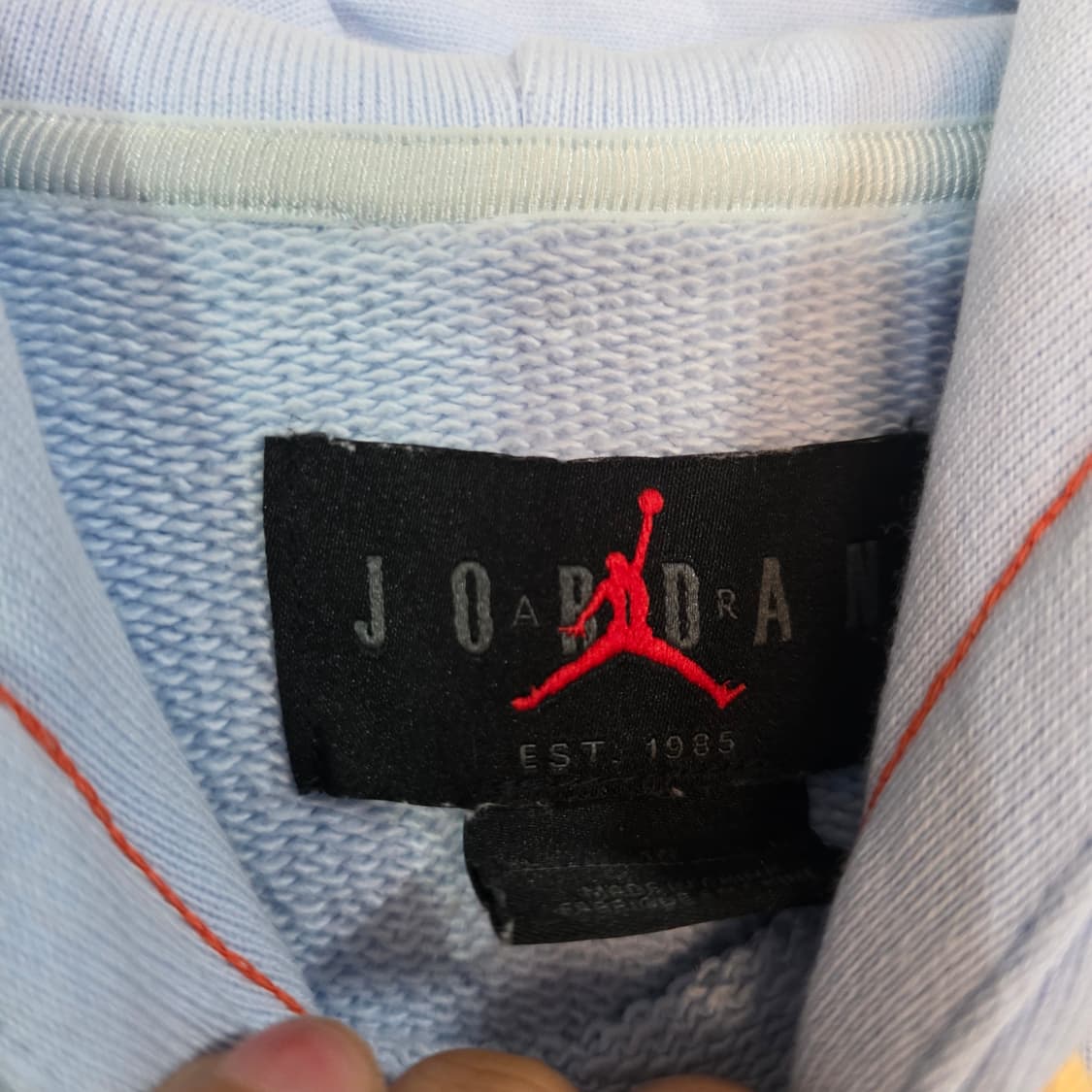 나이키 조던 x 메종 샤또 루즈 플리스 후드티 셀레스틴 블루 XL 상품이미지7