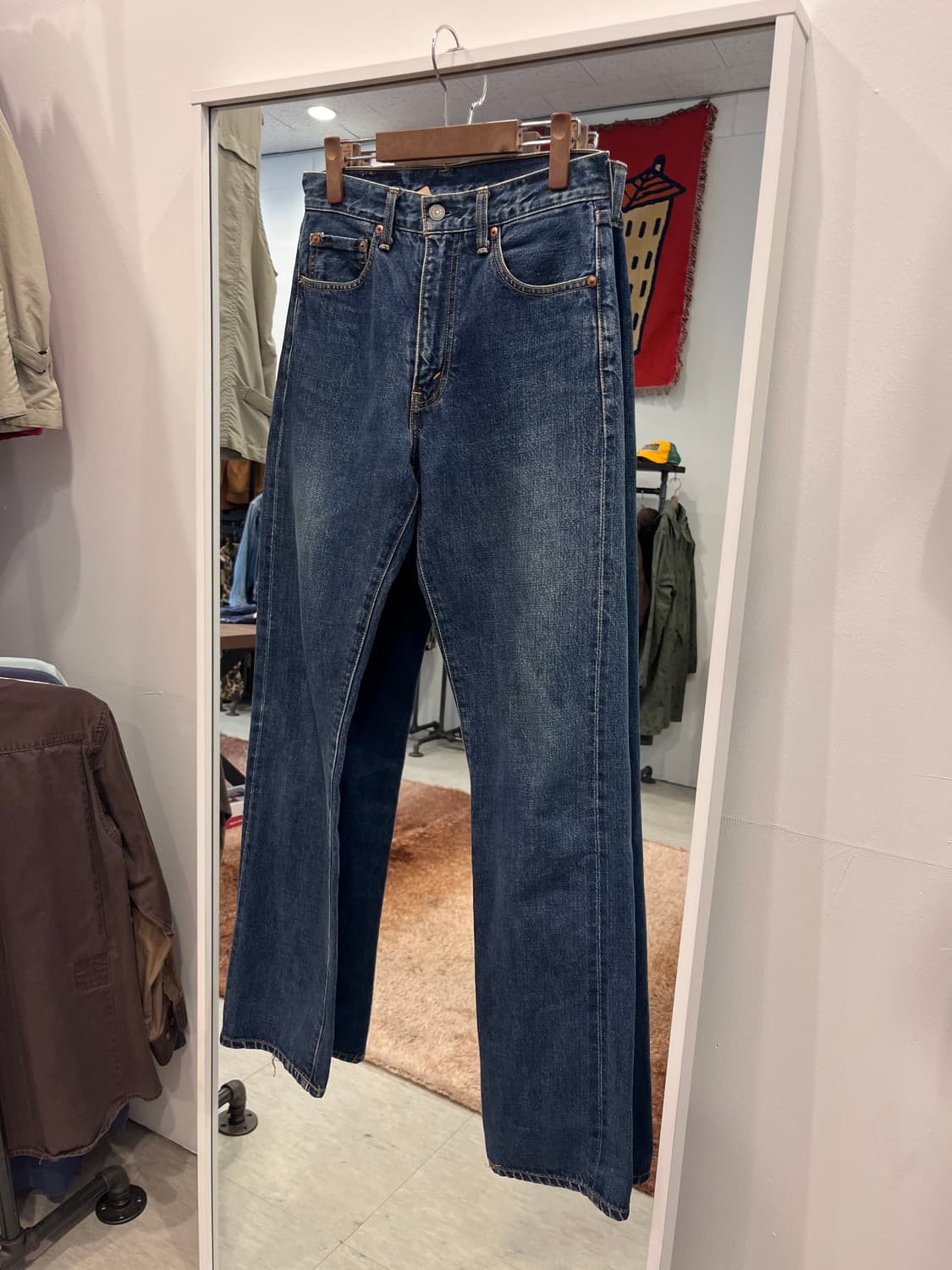 90s Levis 리바이스 502xx 셀비지 데님 팬츠 (Japan) 상품이미지1
