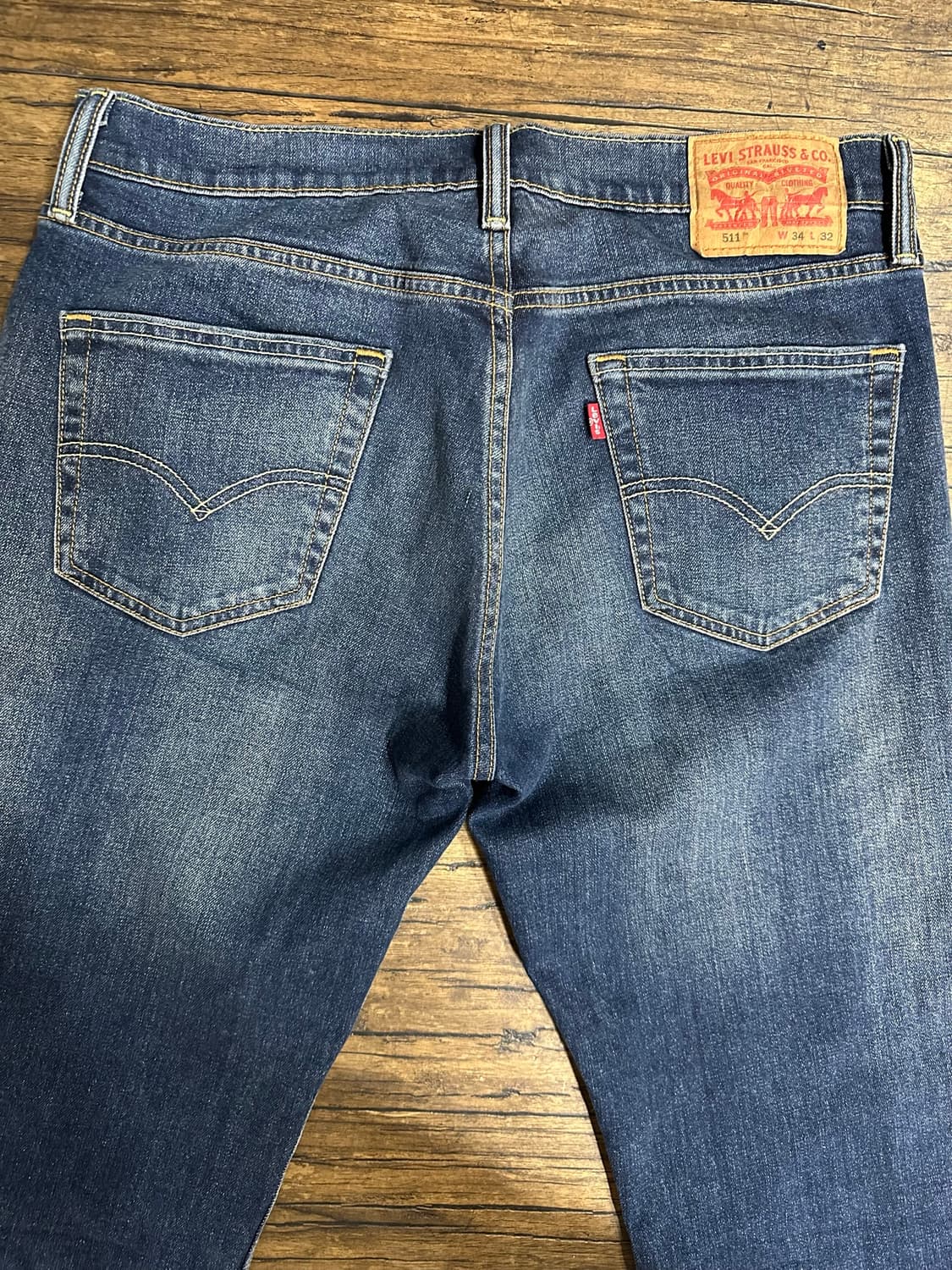 리바이스 LEVIS 511 슬림핏 데님 팬츠 W34 L32 중청 워싱34 상품이미지4