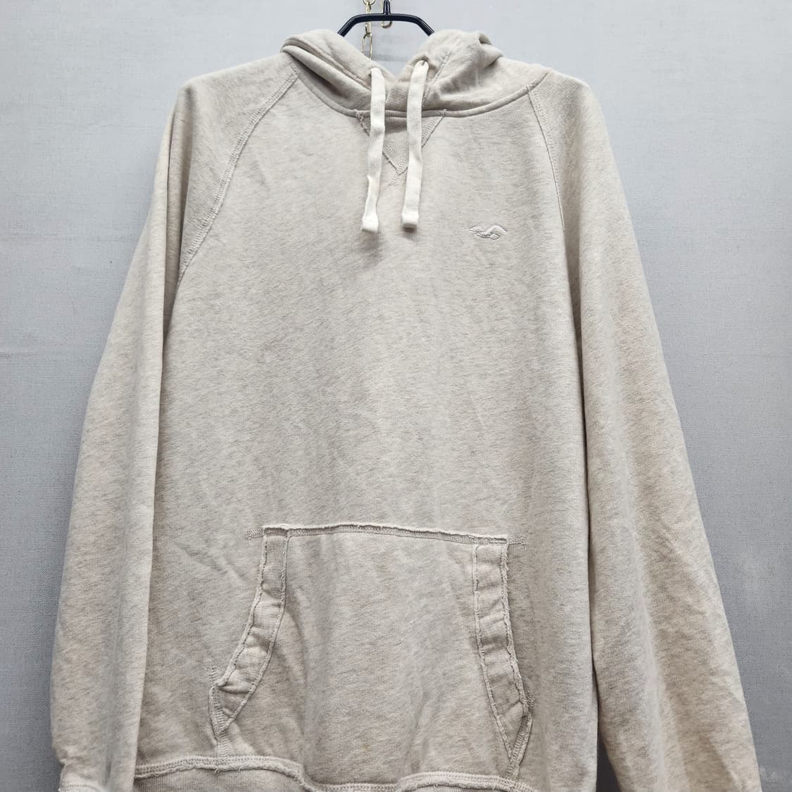 홀리스터 로고 자수 후드티 M(L) 상품이미지2