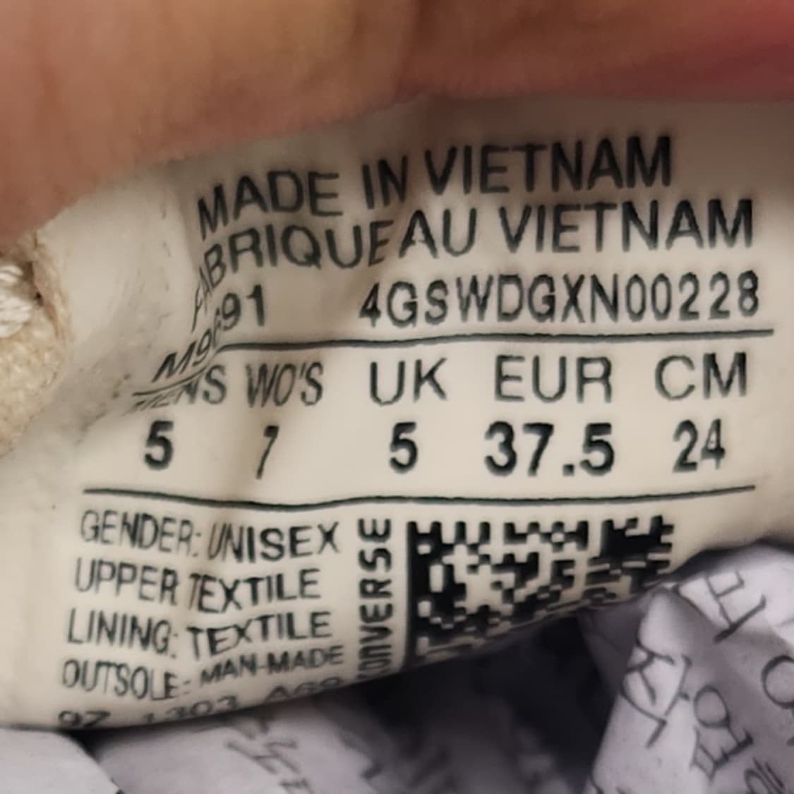 oo 컨버스 올스타 OX 마룬 스니커즈 240 상품이미지6