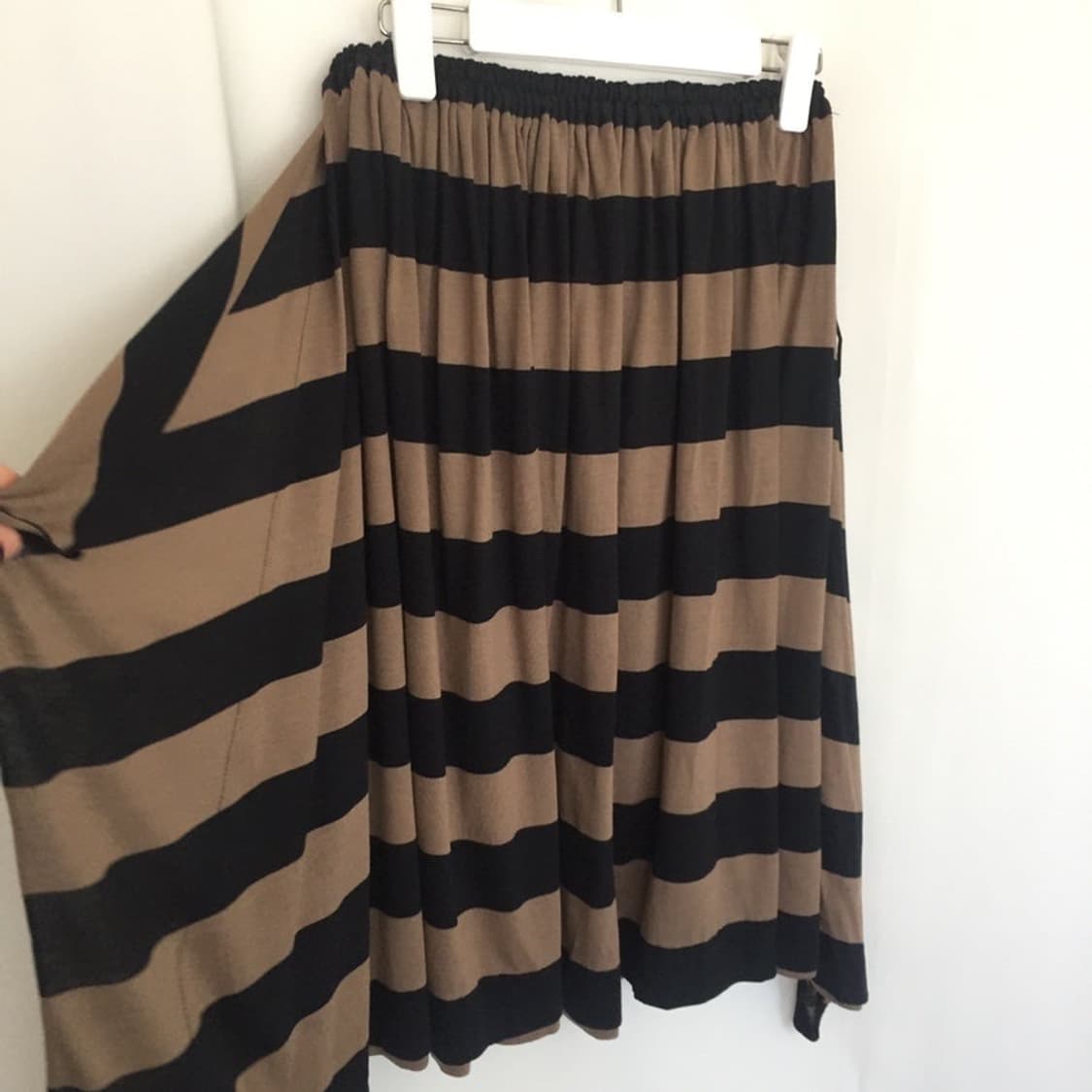 646. stripe layered midi SK 상품이미지2