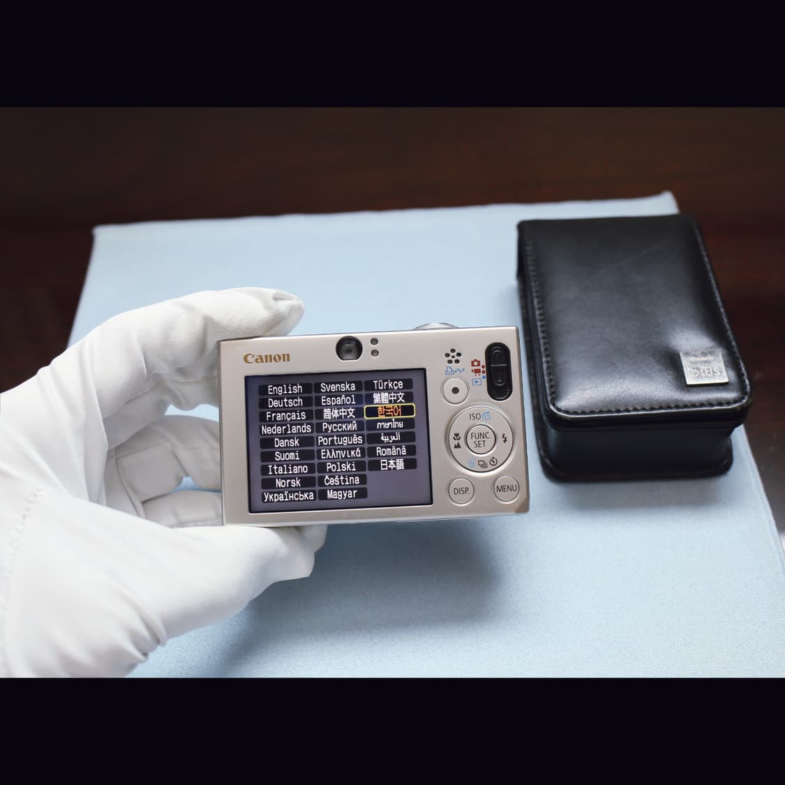 레어<민트급><한글>캐논 익서스 ixus70 실버 빈티지 디카 상품이미지7