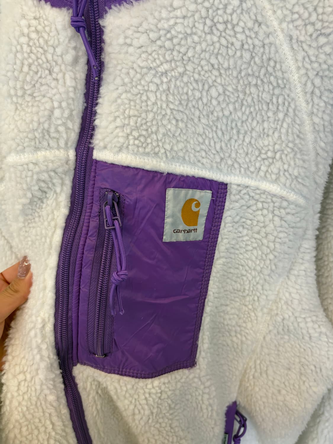 CARHARTT purple fleece 상품이미지2
