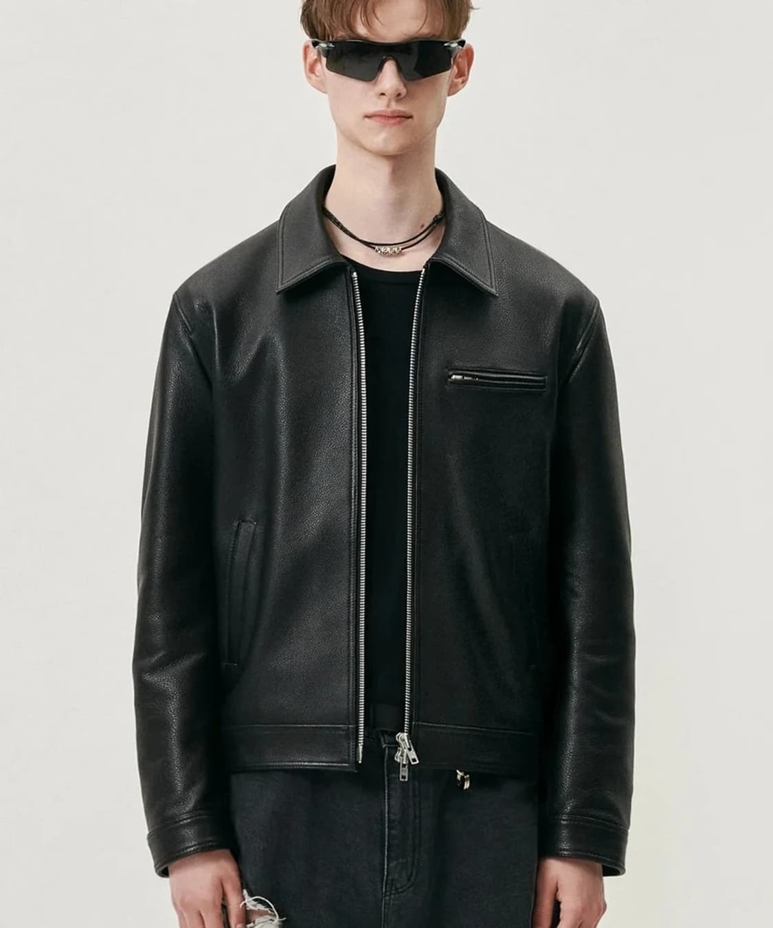 도프제이슨 DOFFJASON 카우하이드 싱글 레더 자켓 PN7728 상품이미지2