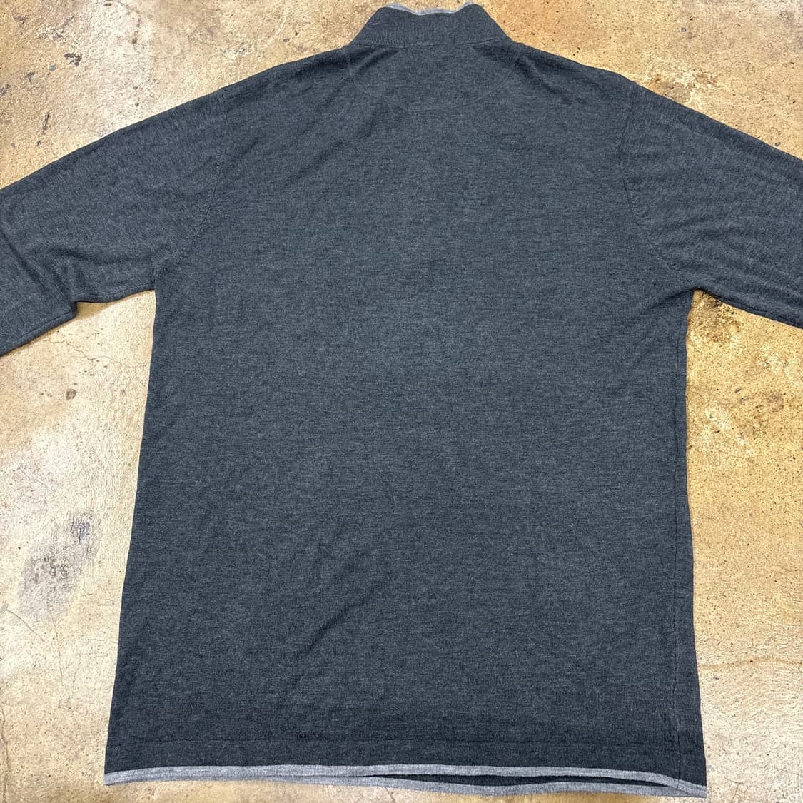 [정품/M] 폴로 랄프로렌 하프집업 니트 차콜 b18 상품이미지4